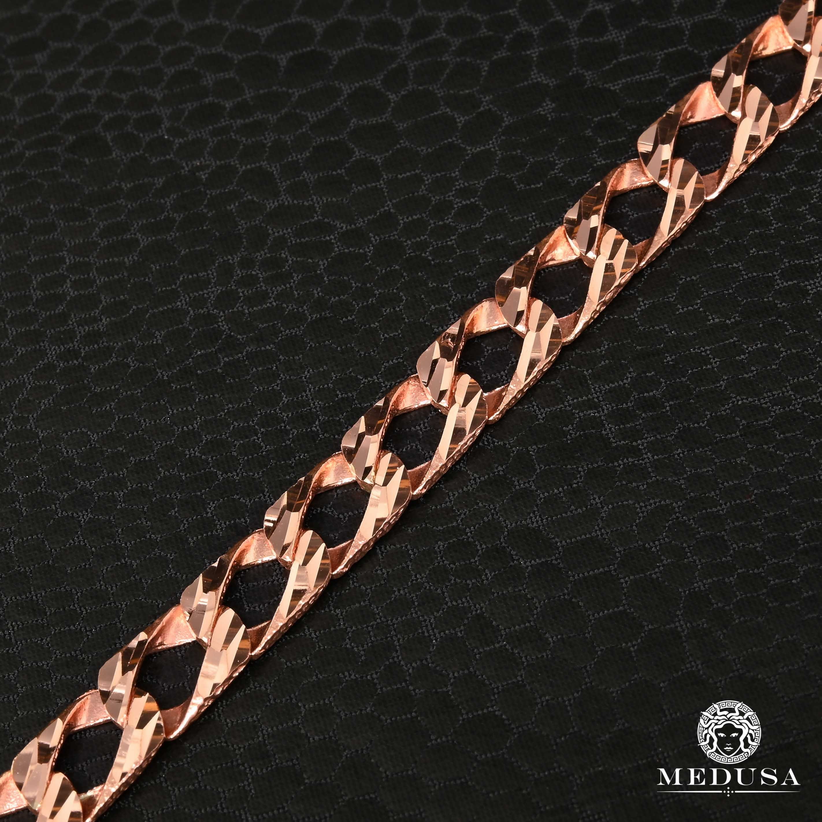 8mm Meshy Bracelet M150 Rose Gold - Image 2