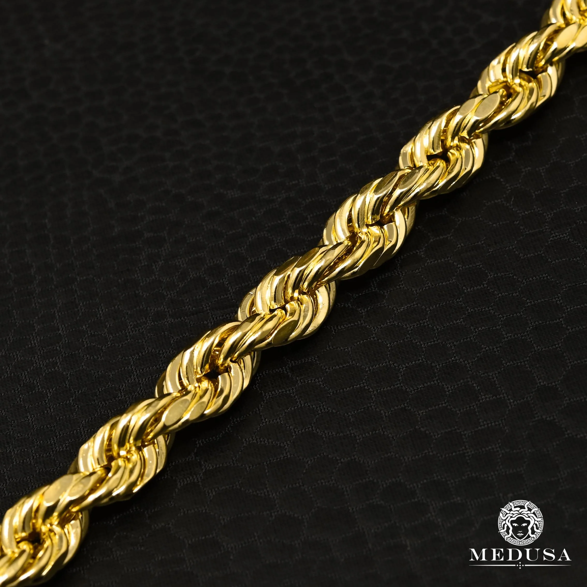 8mm Rope Bracelet Diamond Cut - Image 2