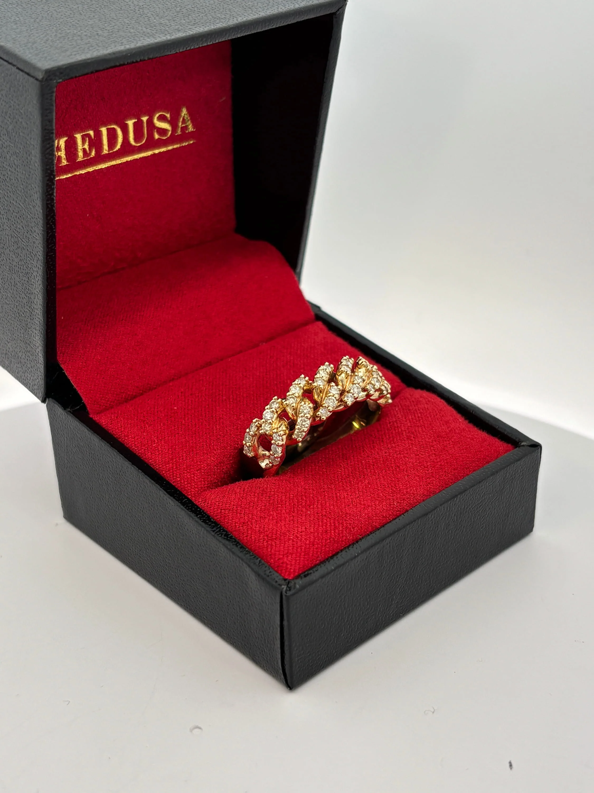 Bague cuban prong diamant - Image 2