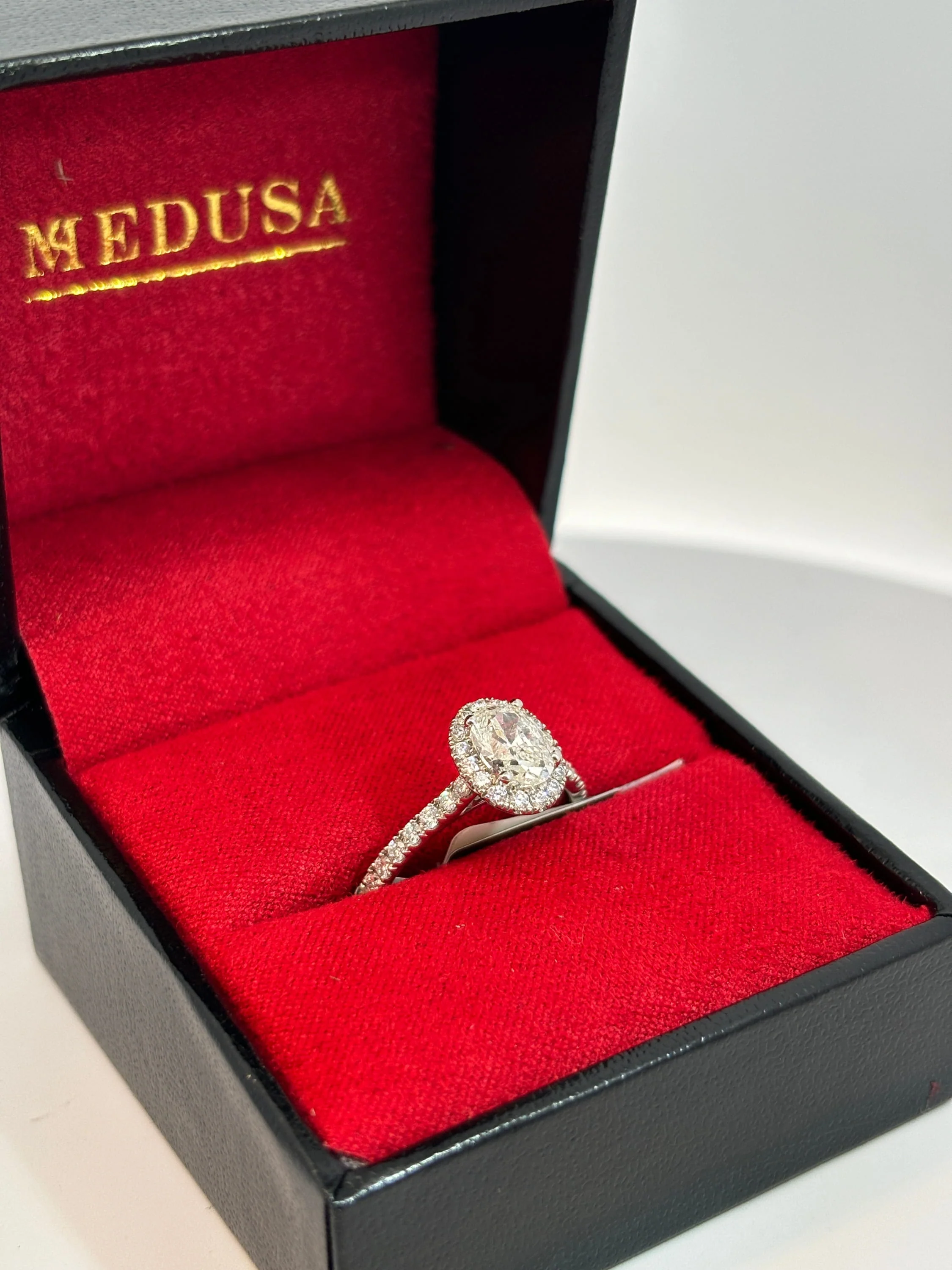 1.48Ct diamond ring platinum - Image 2