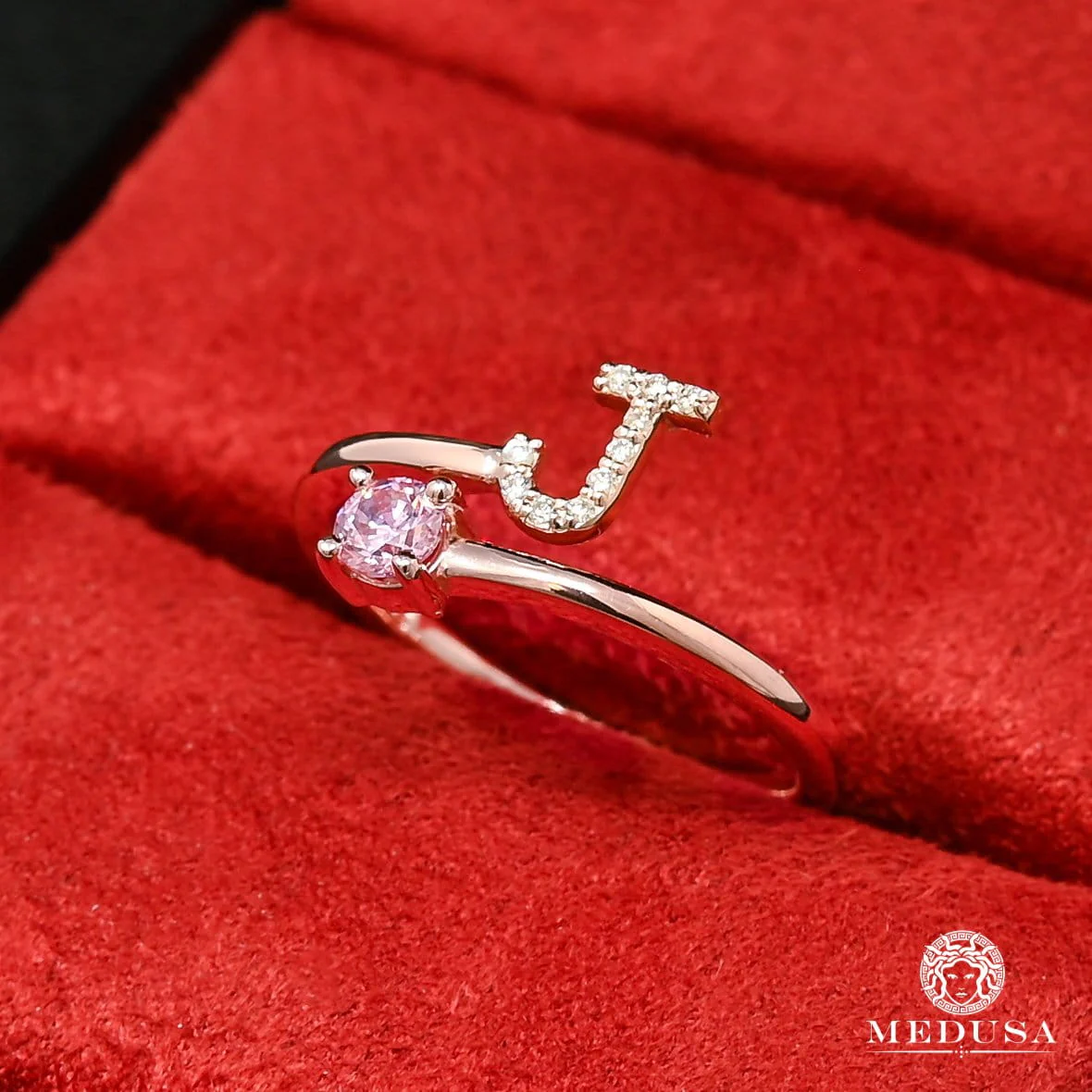 Custom Initial Ring & Birthstone  - Image 2