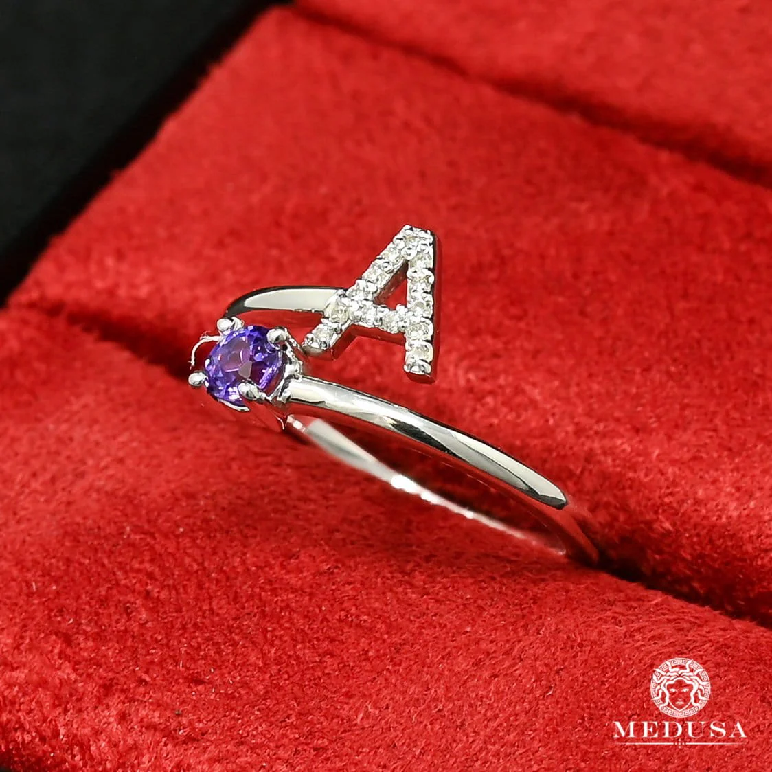 Custom Initial Ring & Birthstone  - Image 3