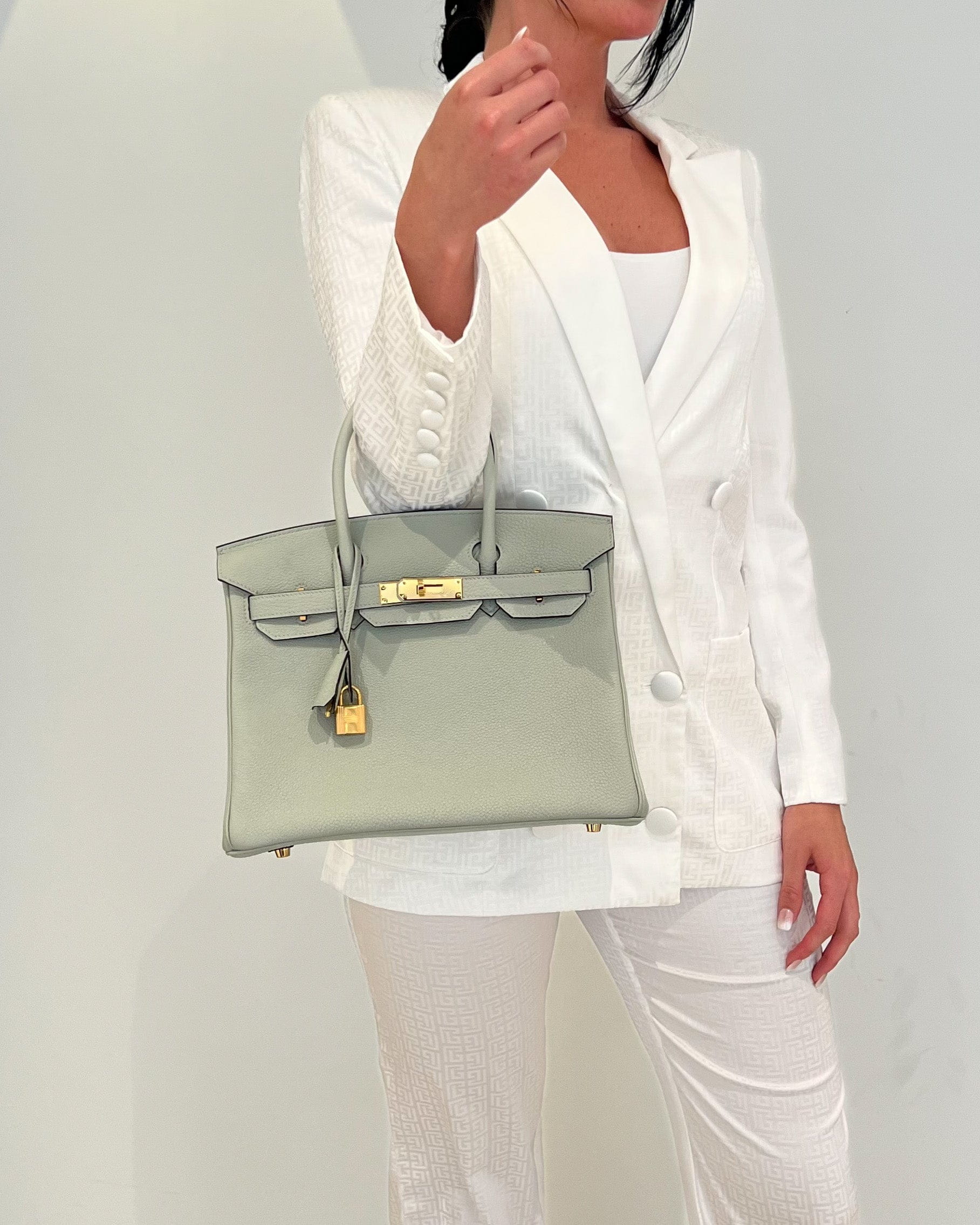 Birkin 30 Togo Gray Neve Gold Hardware - BRAND NEW - Image 5