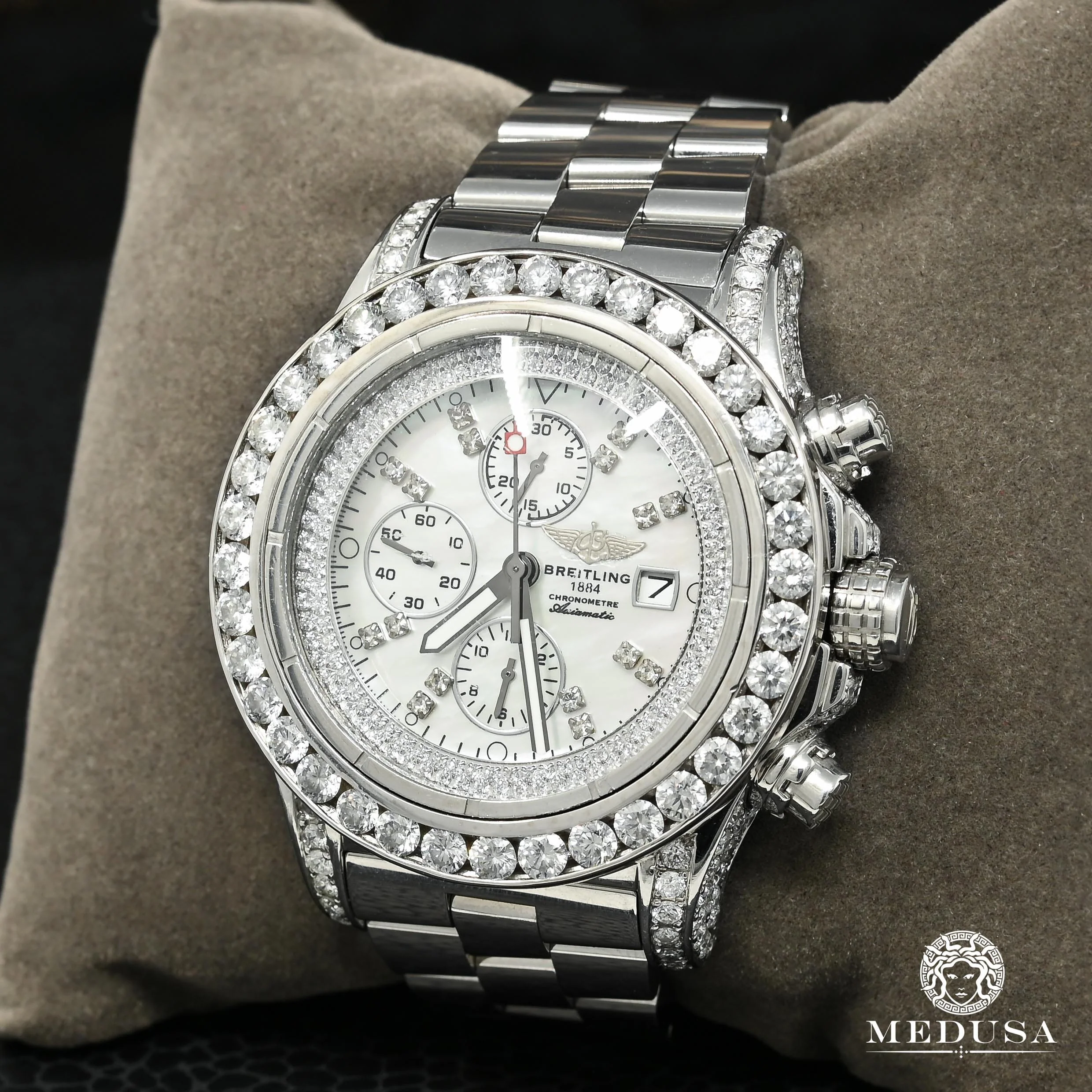 Breitling Super Avenger - Iced ''Mother of Pearl'' - Image 3