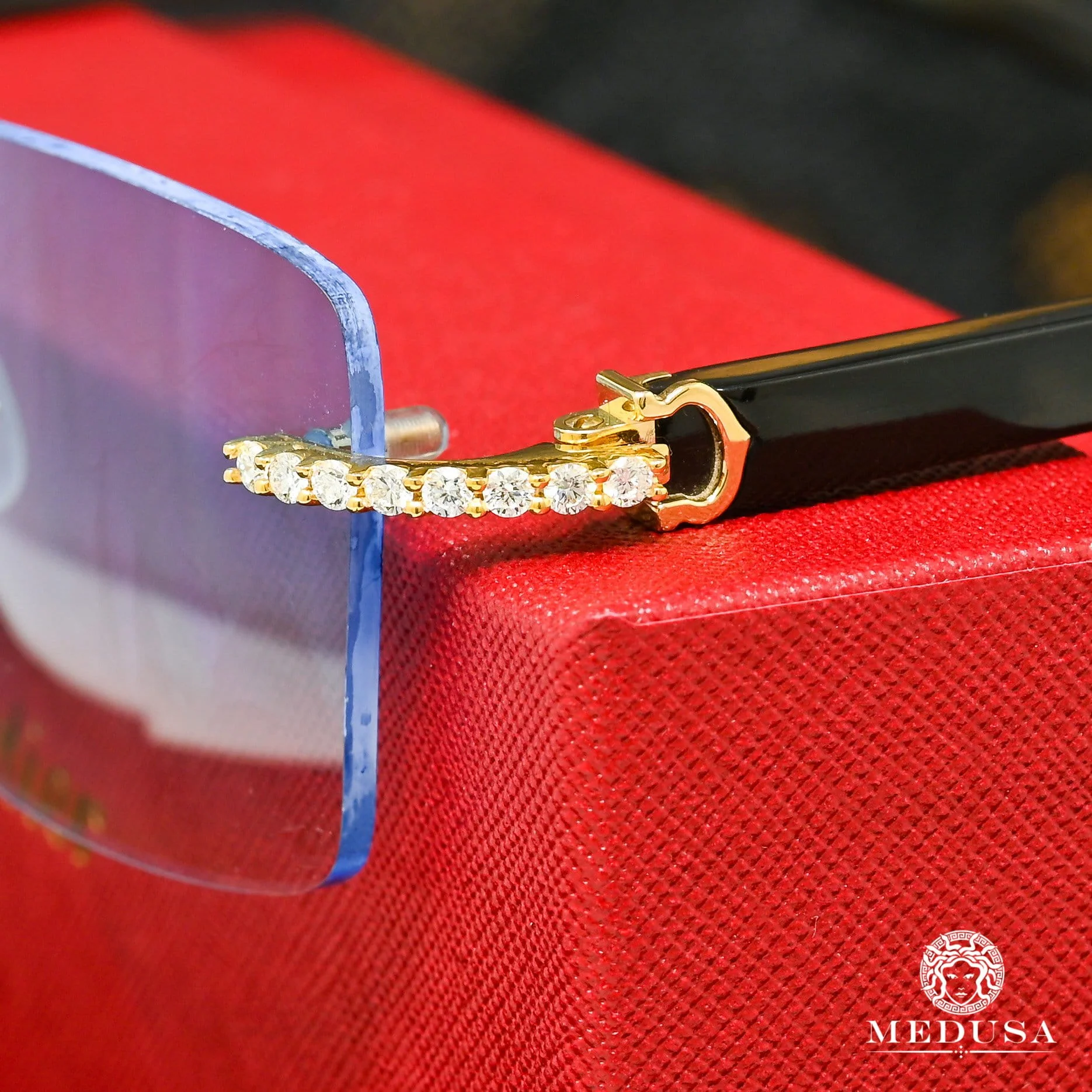 Cartier Black Horn | Gold & Blue - Image 2