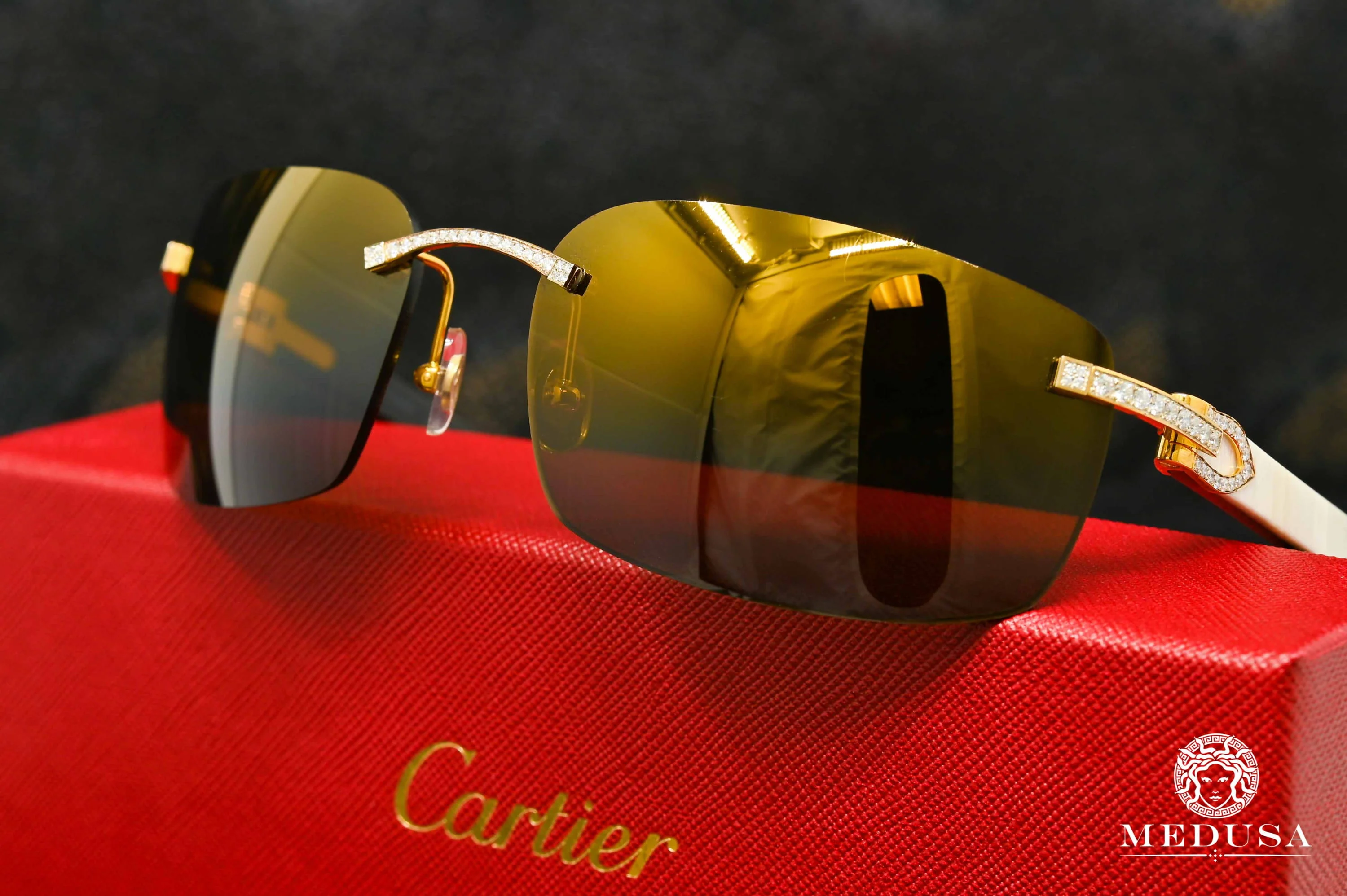 Cartier C Décor | Gold & Wood