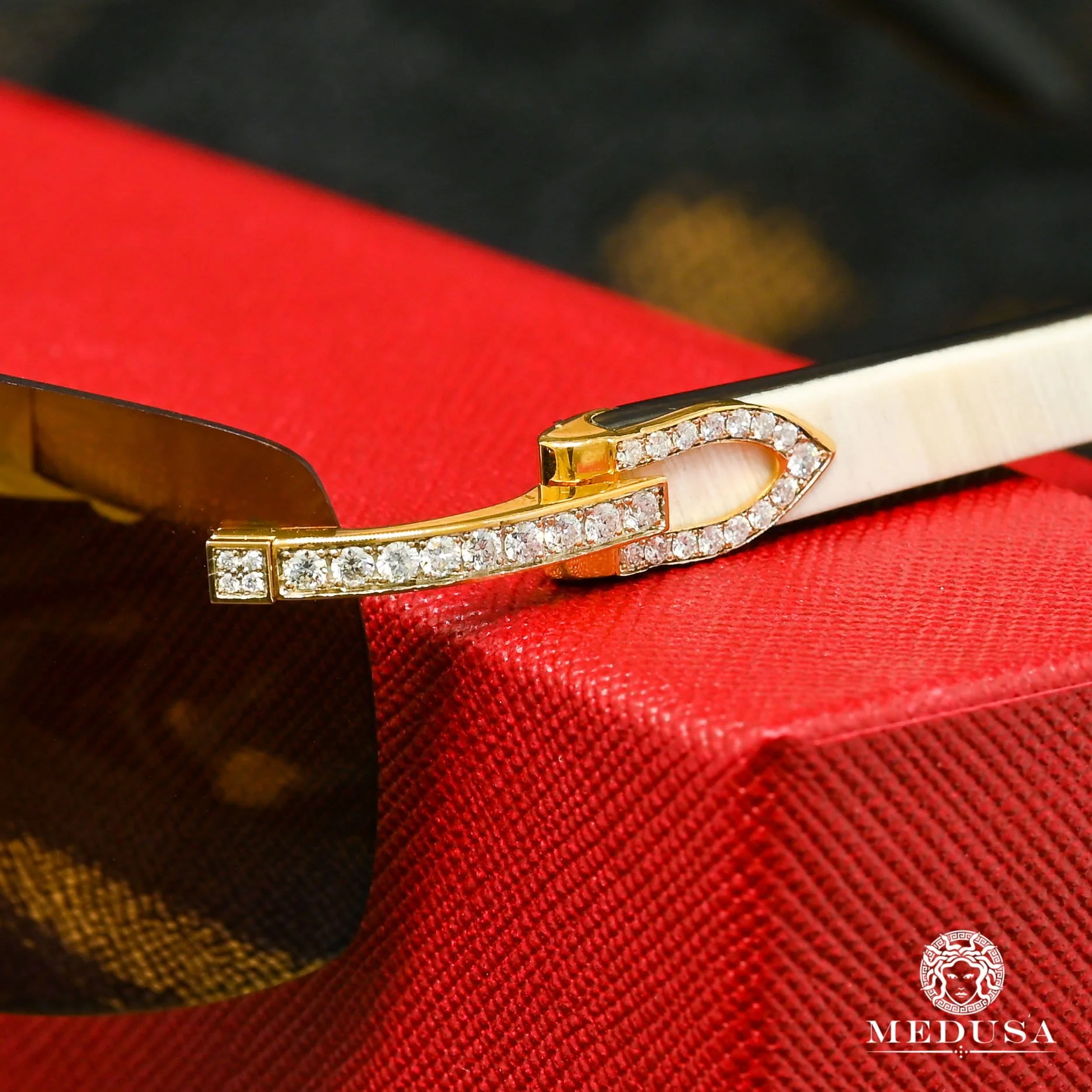 Cartier C Décor | Gold & Wood - Image 2
