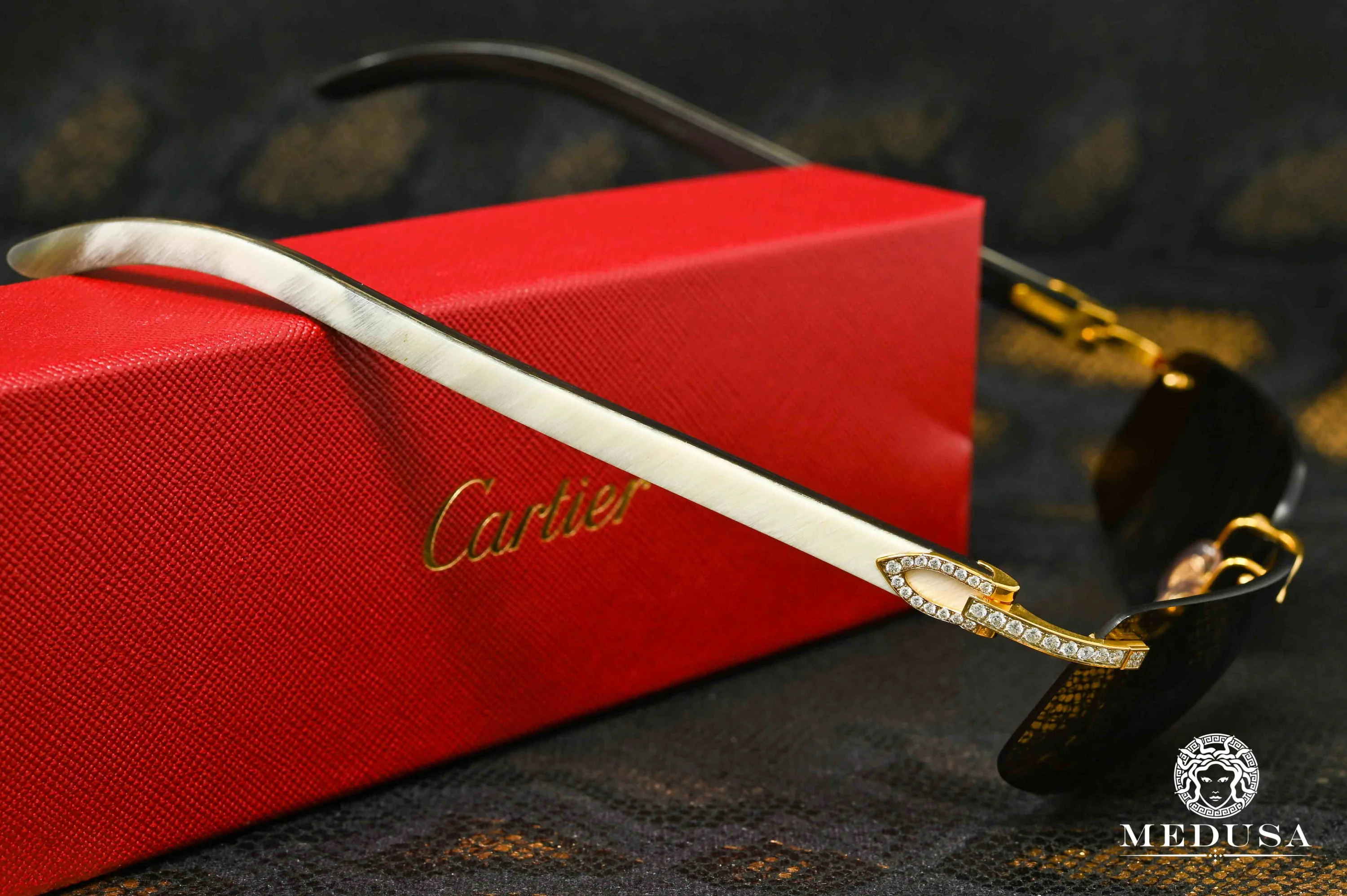 Cartier C Décor | Gold & Wood - Image 4