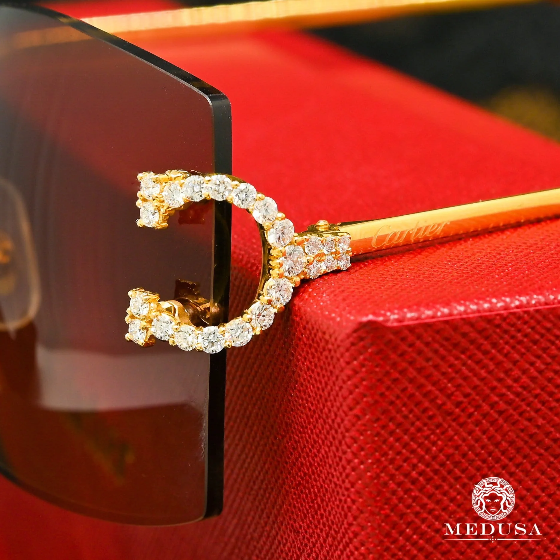 Cartier C | Gold & Brown  - Image 2