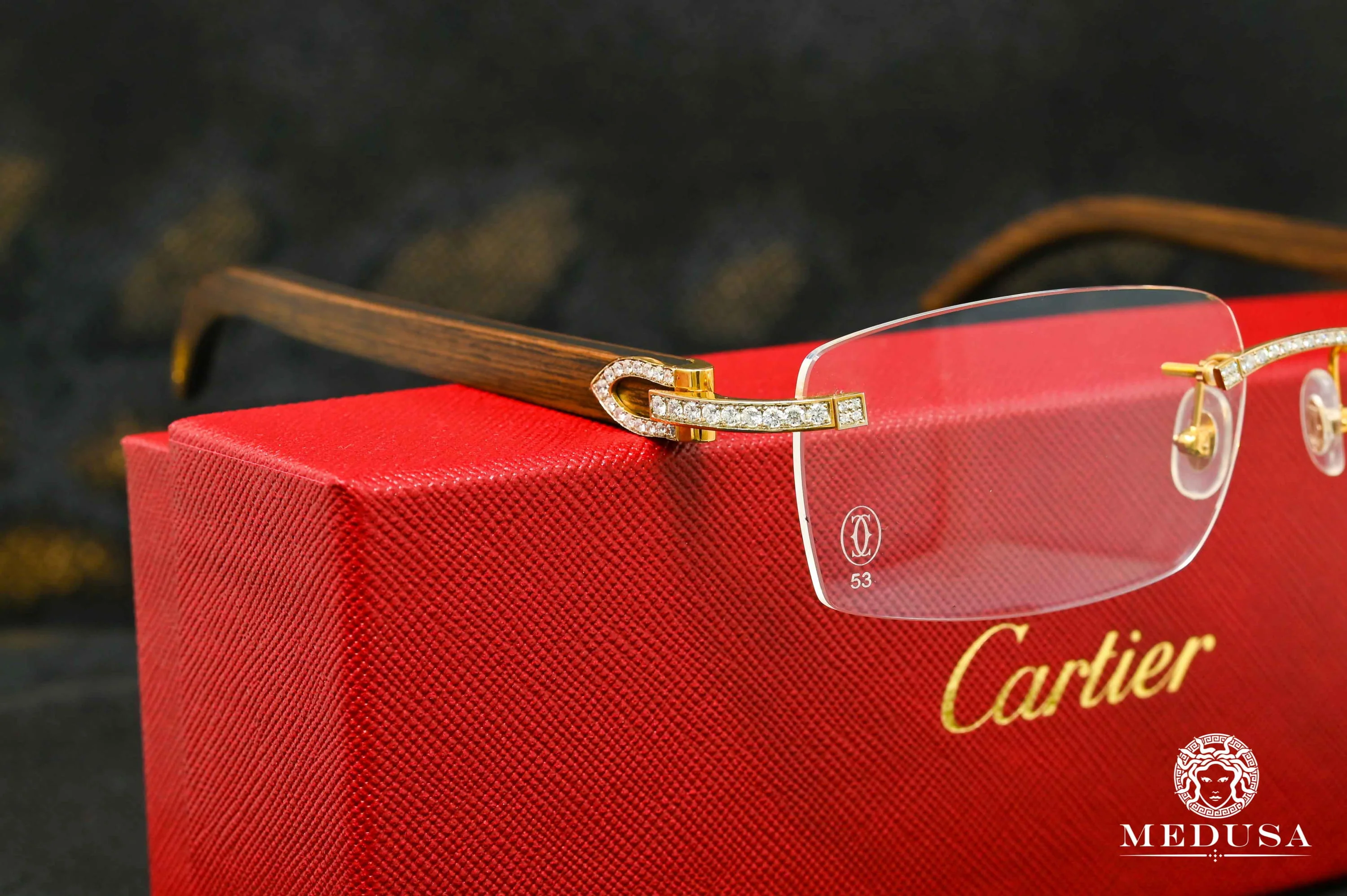 Cartier Signature C | Gold & Wood - Image 7