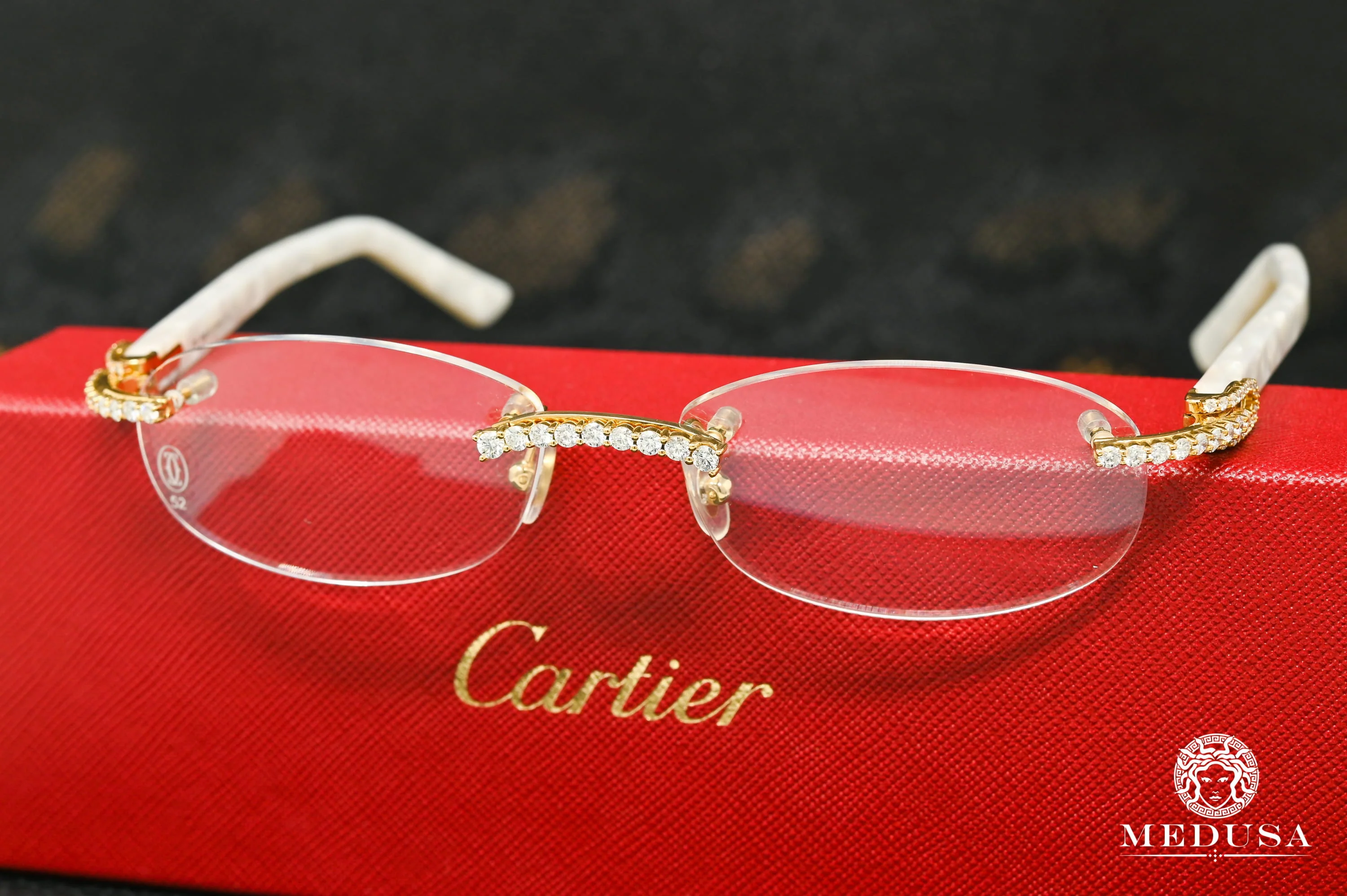 Cartier White Horn | Gold & White