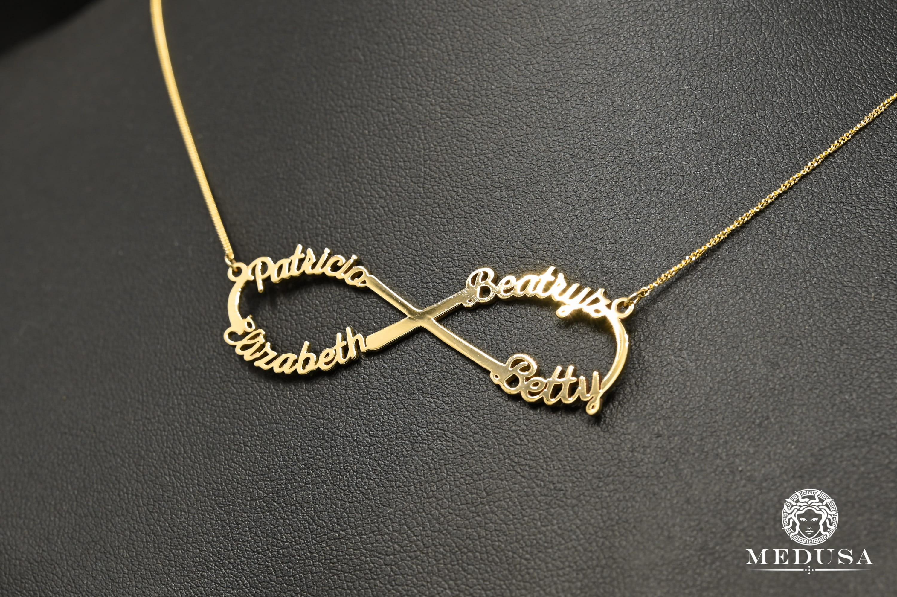 Custom 4 Name Necklace