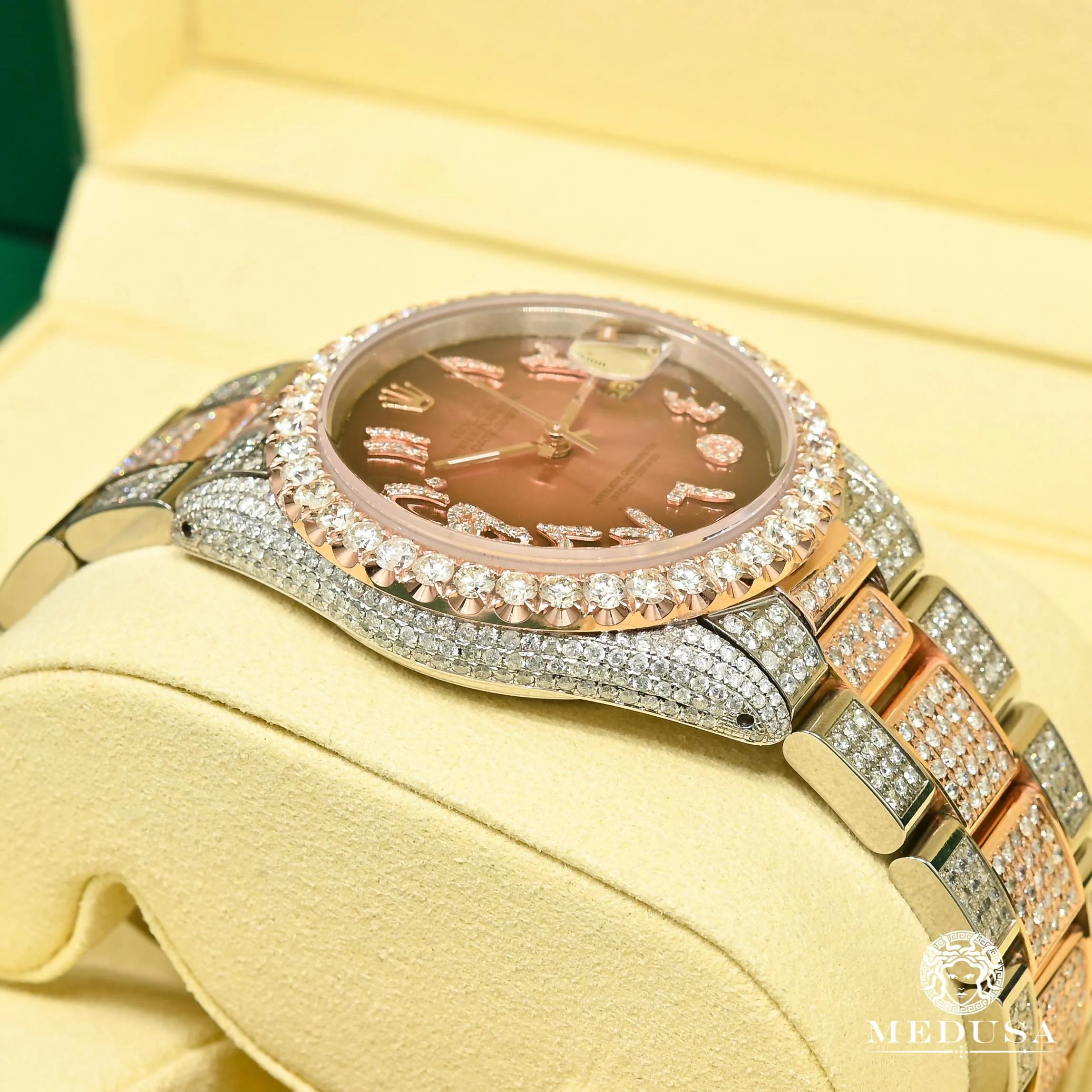 Datejust 36mm - Two-Tone Rose Arabic Chocolate - Image 3