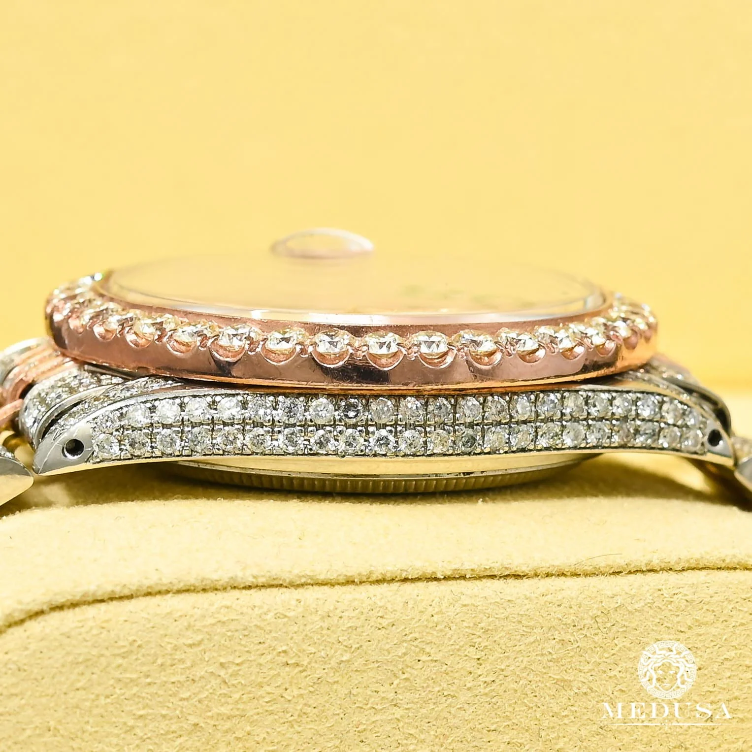 Datejust 36mm - Two-Tone Rose Full Iced - Image 4