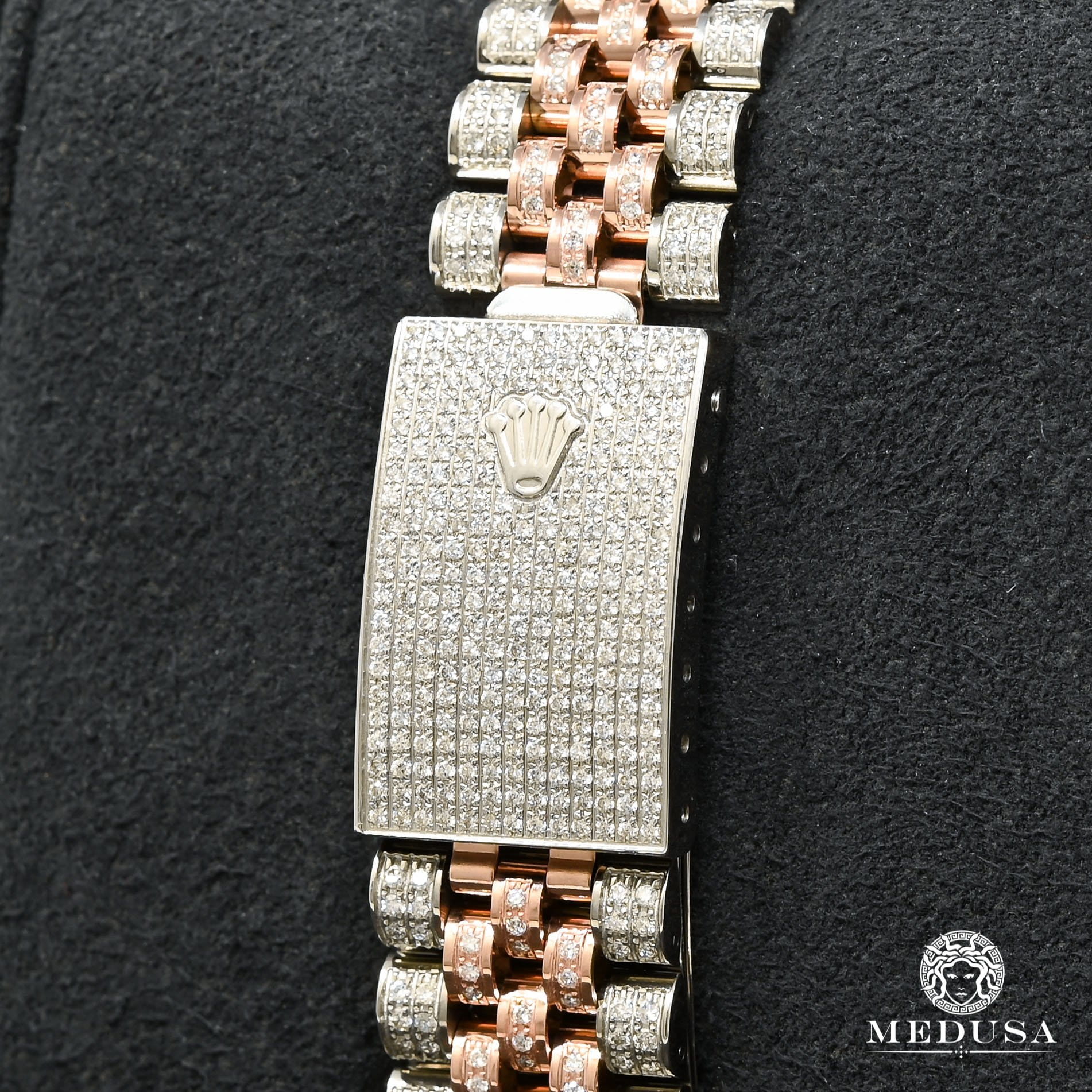 Datejust 36mm - Two-Tone Rose Full Iced - Image 7