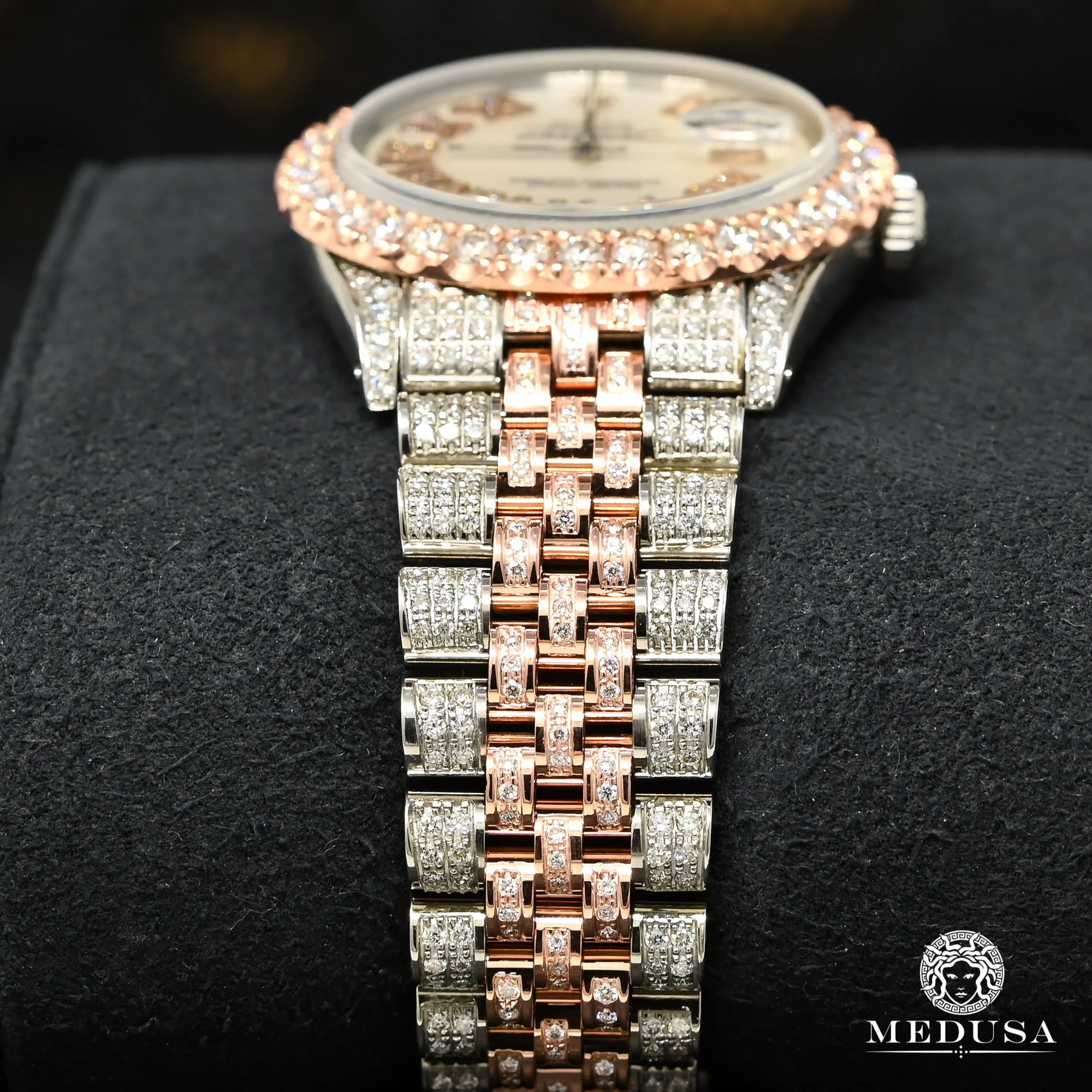 Datejust 36mm - Rose 2 Tone Iced Out - Image 3