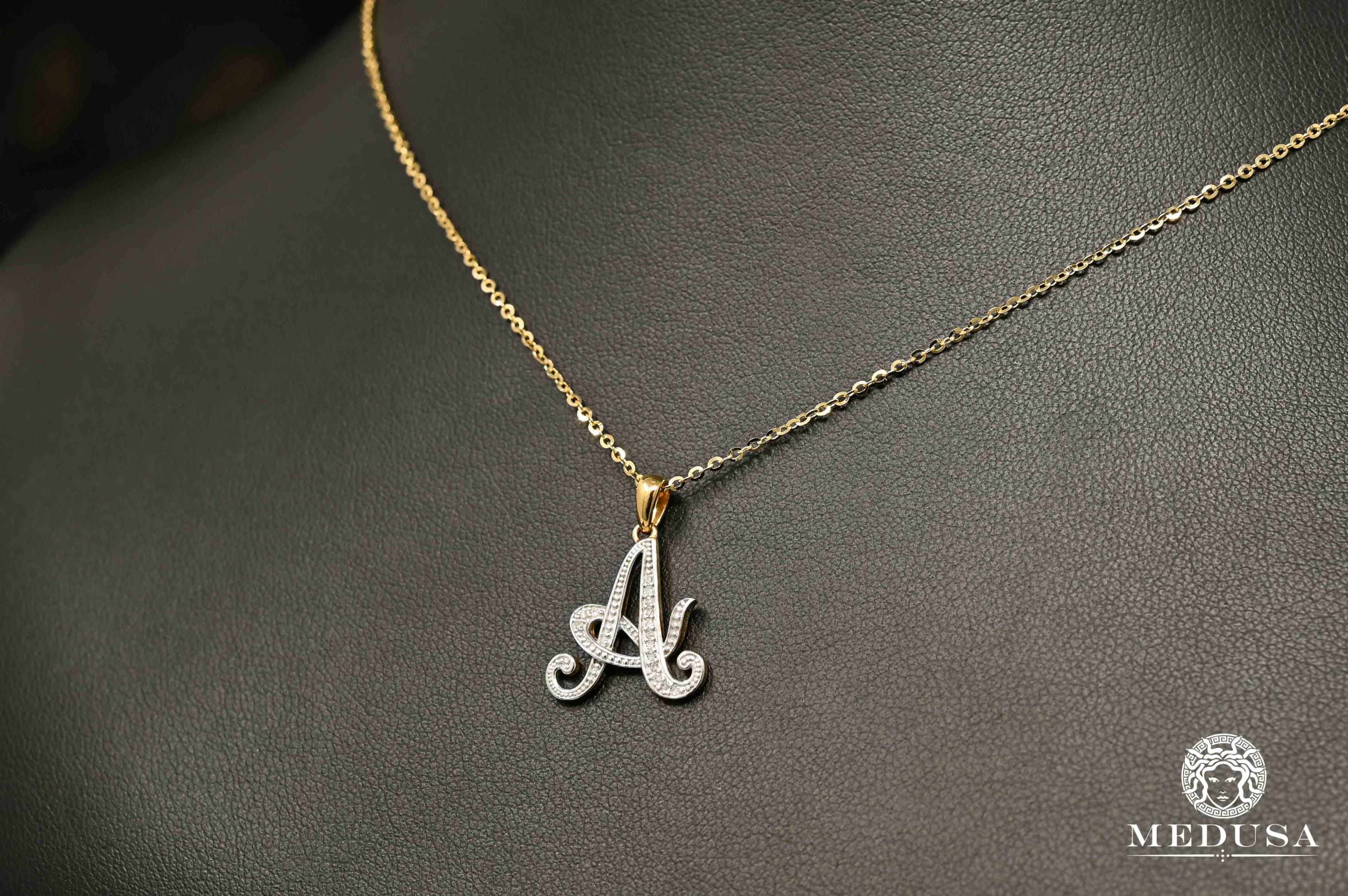 Diamond Letter Necklace [A to Z] 