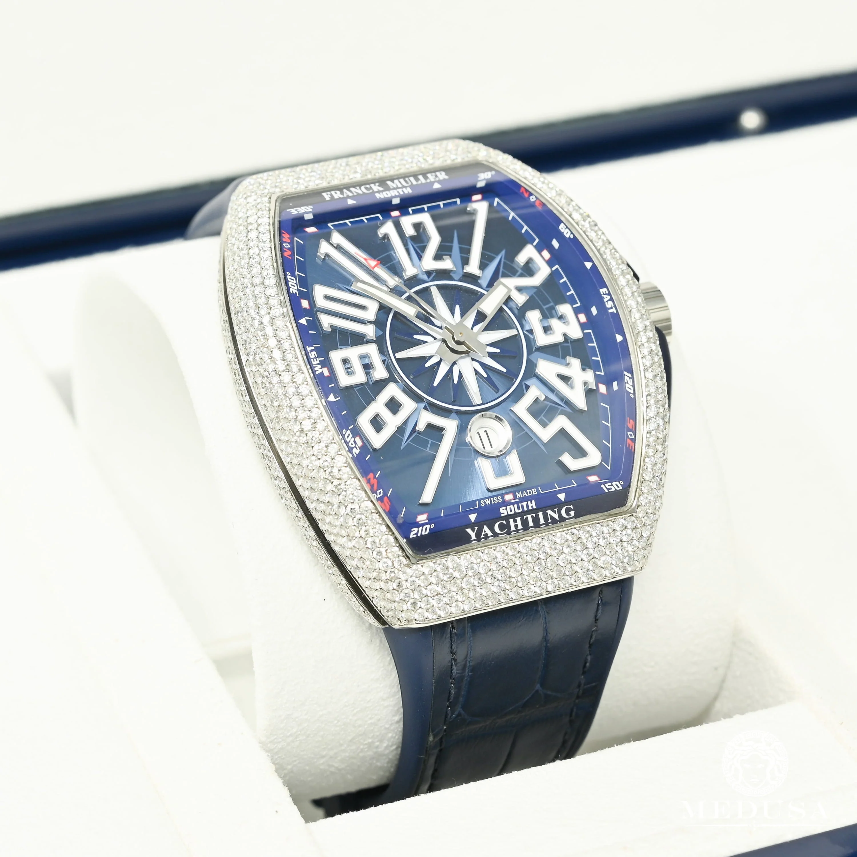Franck Muller V45 Blue - Iced - Image 3