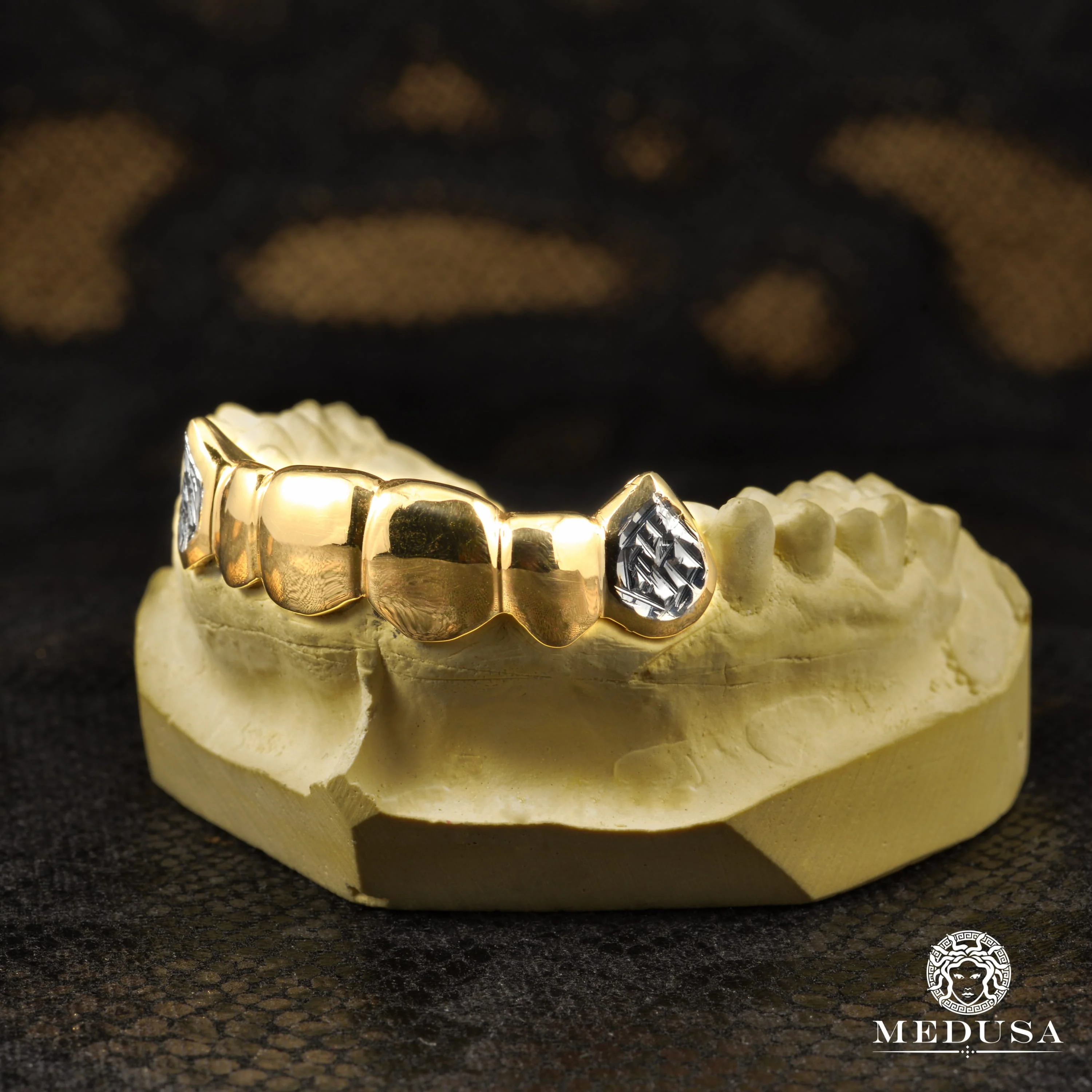 Grillz 6 Teeth Fang Diamond Cut - Image 2