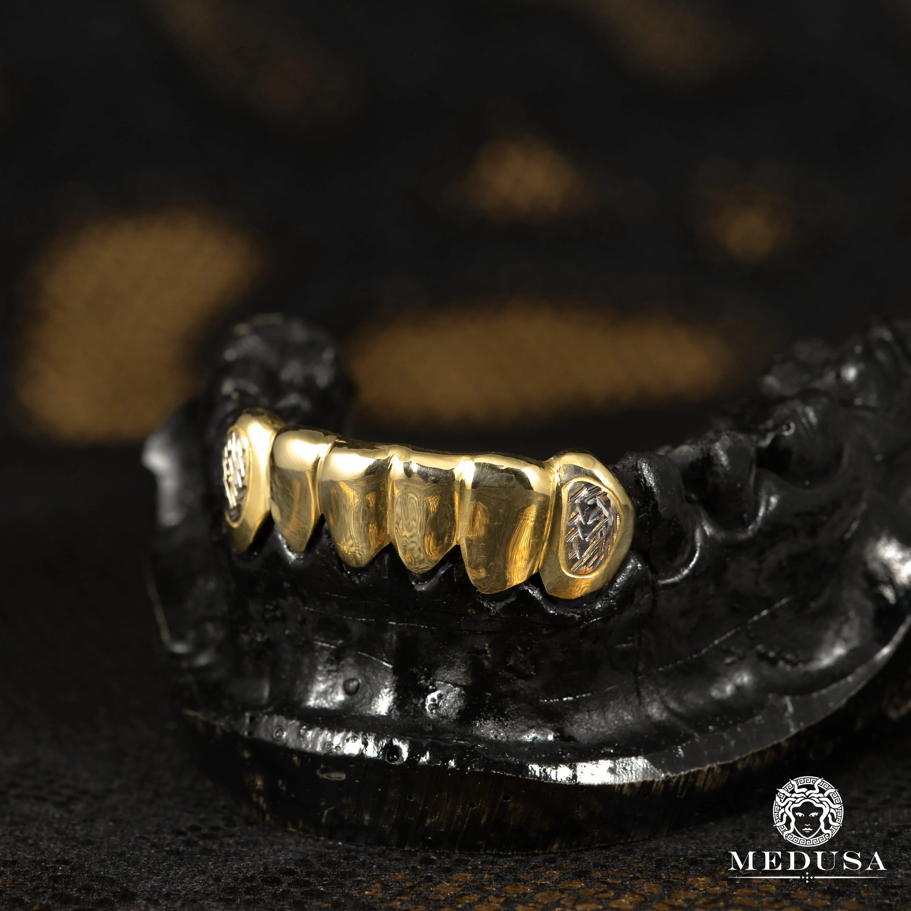 Grillz 6 Teeth Shine Gold