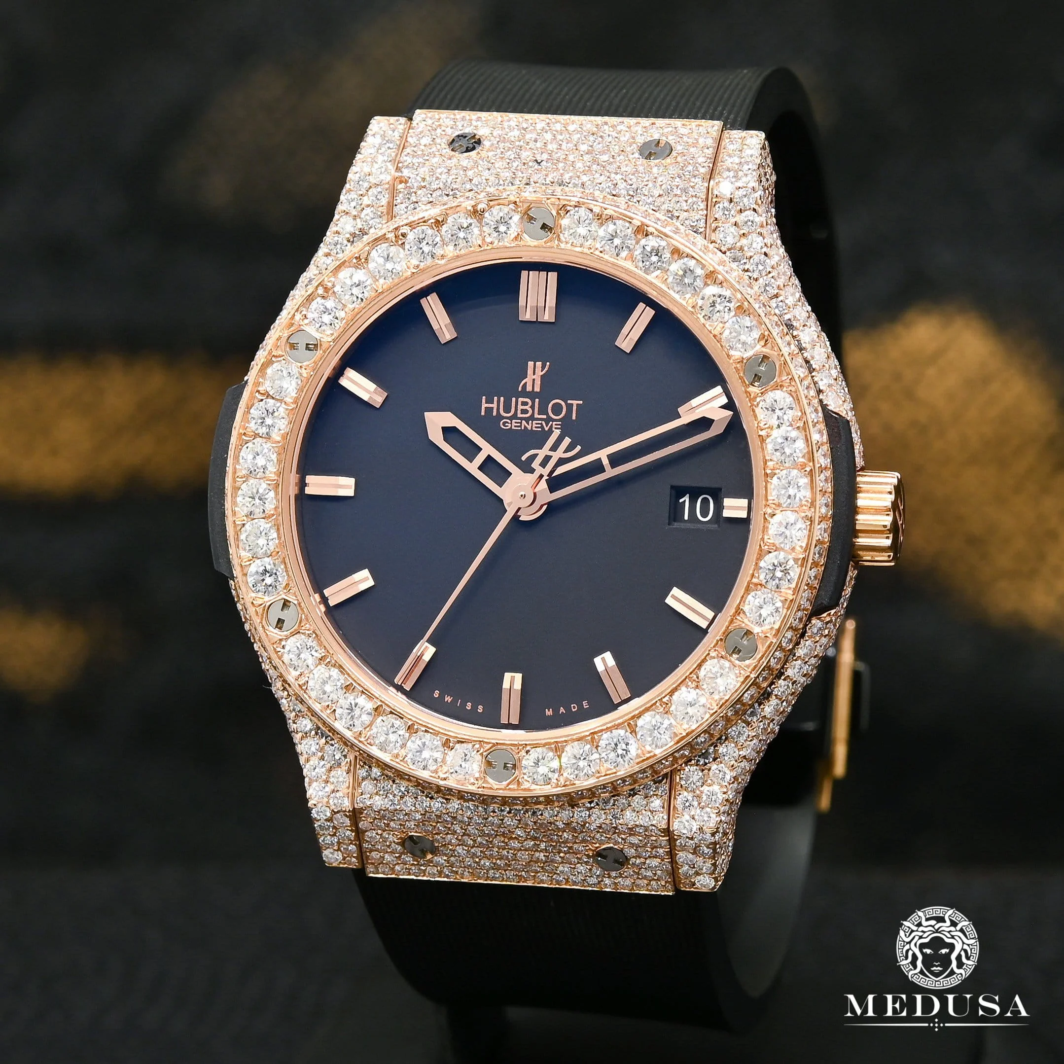 Hublot Classic Fusion 45mm - Iced Everose