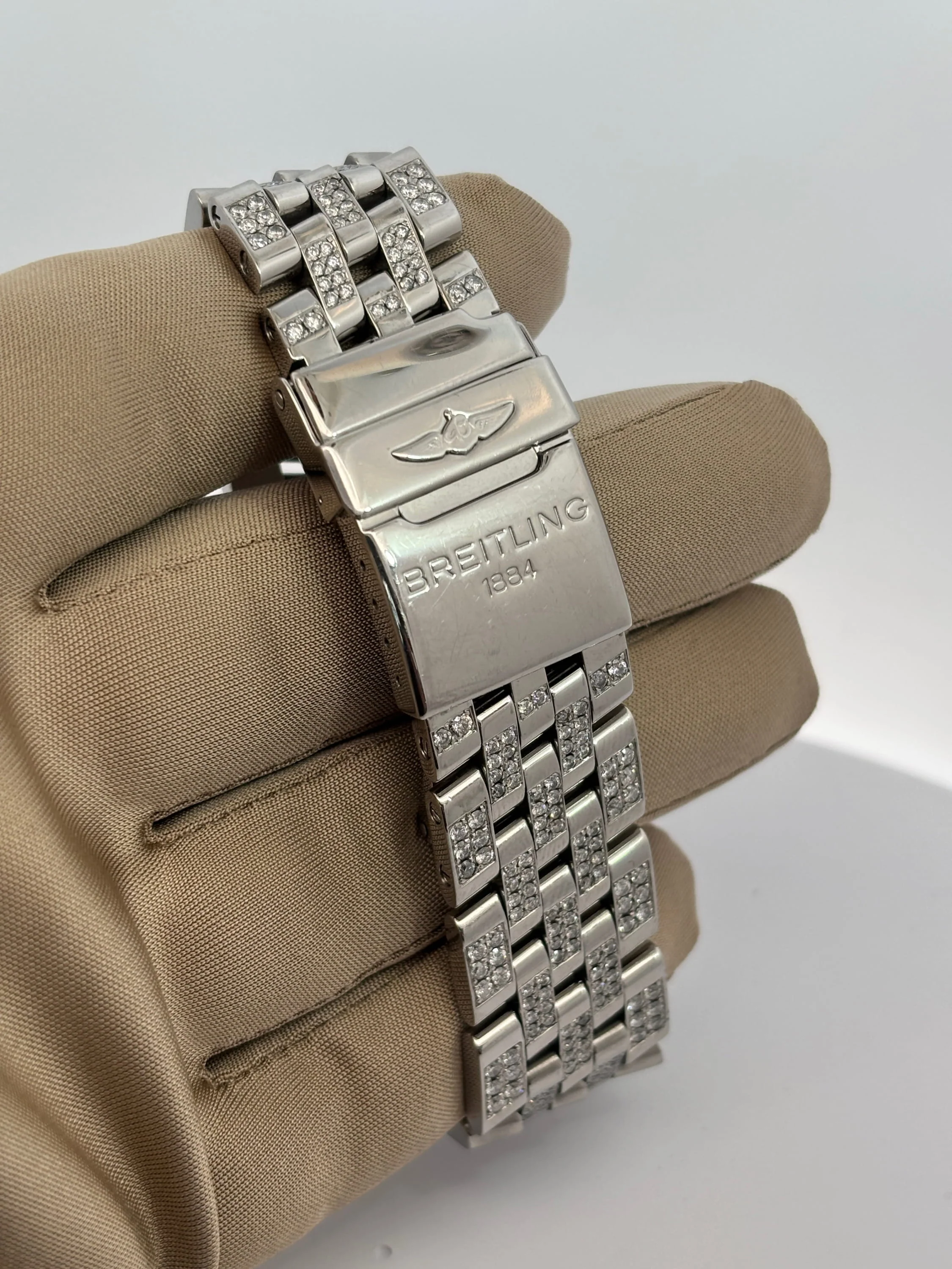Montre Breitling Chronomat Evolution Iced Out - Image 5