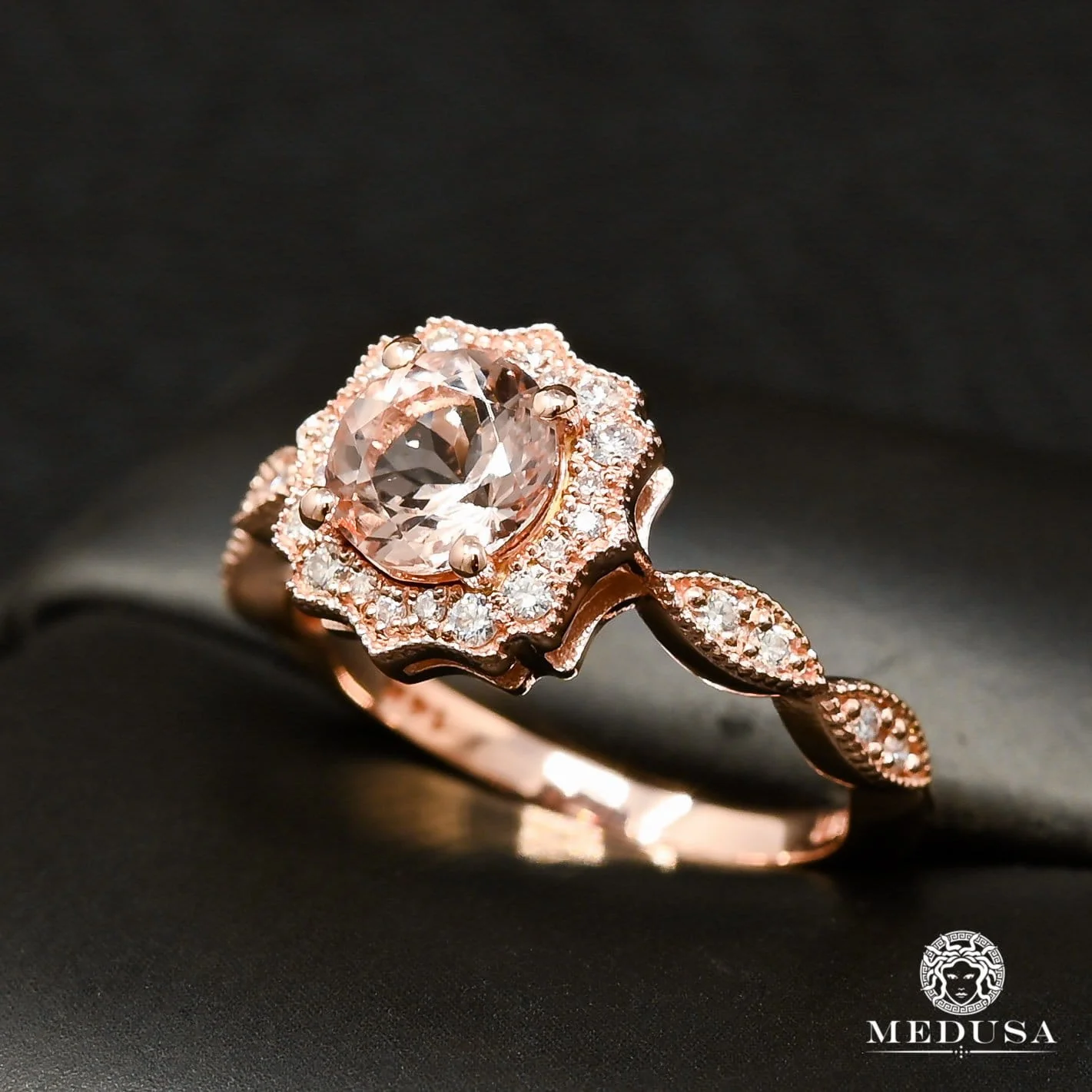 Morganite D4 - Diamond 