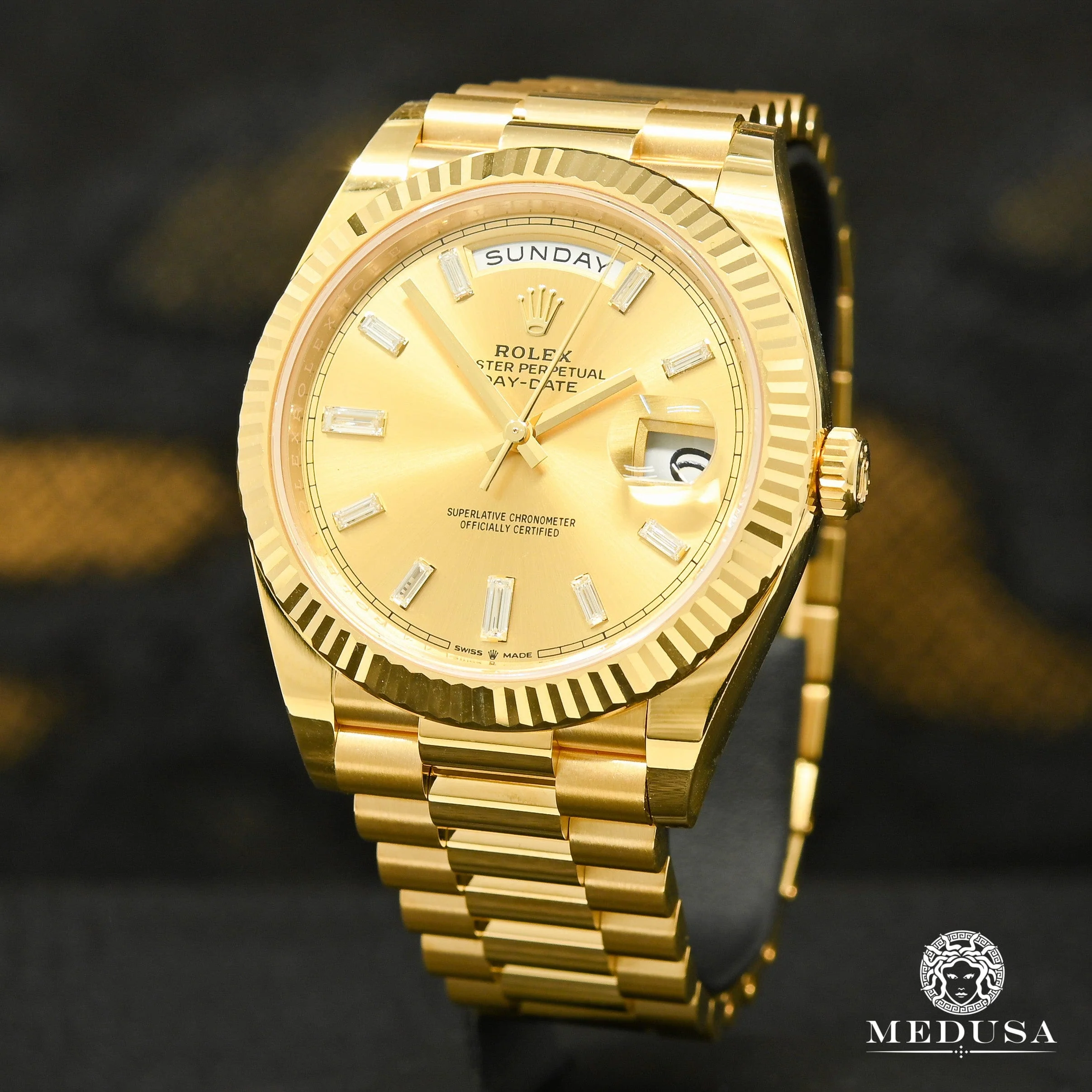 President Day-Date 40mm - Champagne Baguette