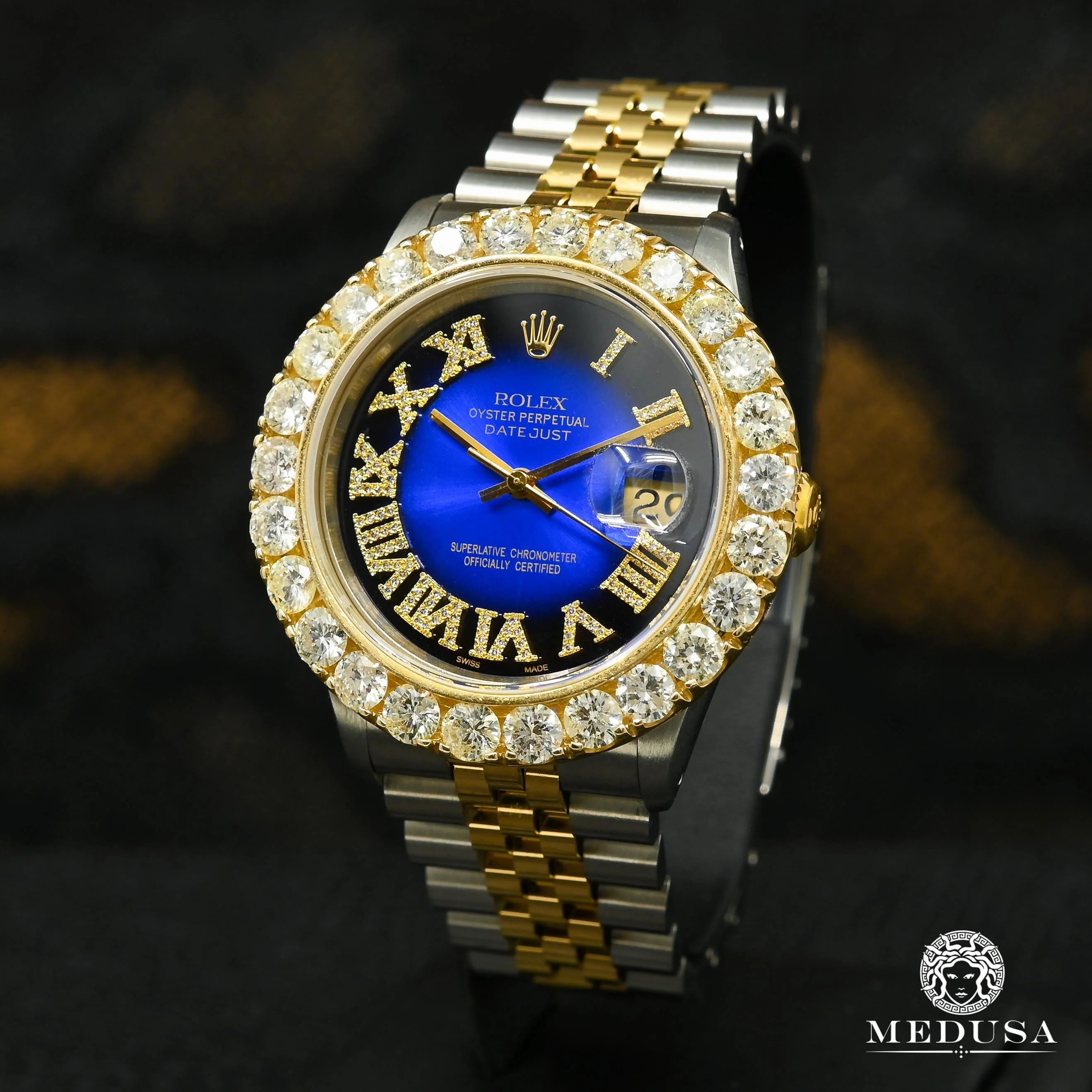 Rolex Datejust 36mm - Big Bezel Black/Blue
