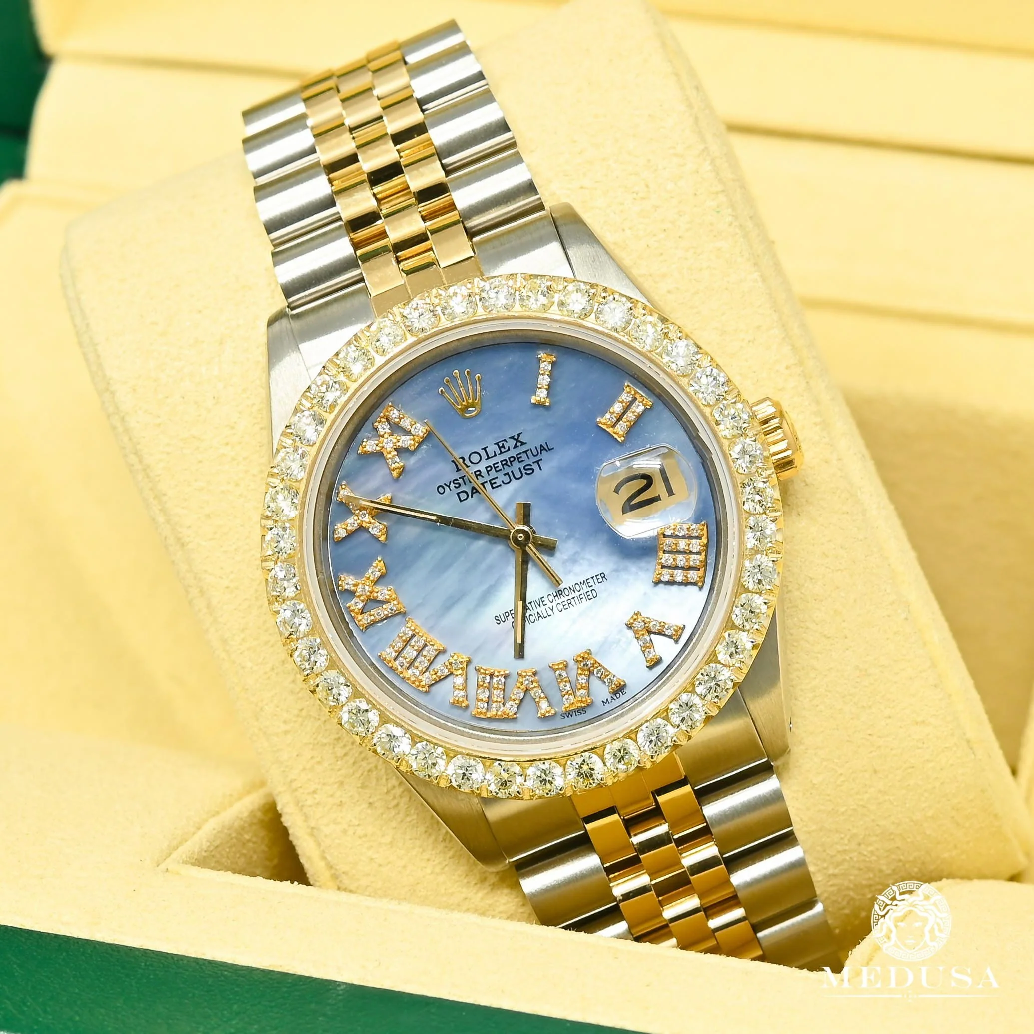 Rolex Datejust 36mm - Cyan ''Mother of Pearl'' - Image 2