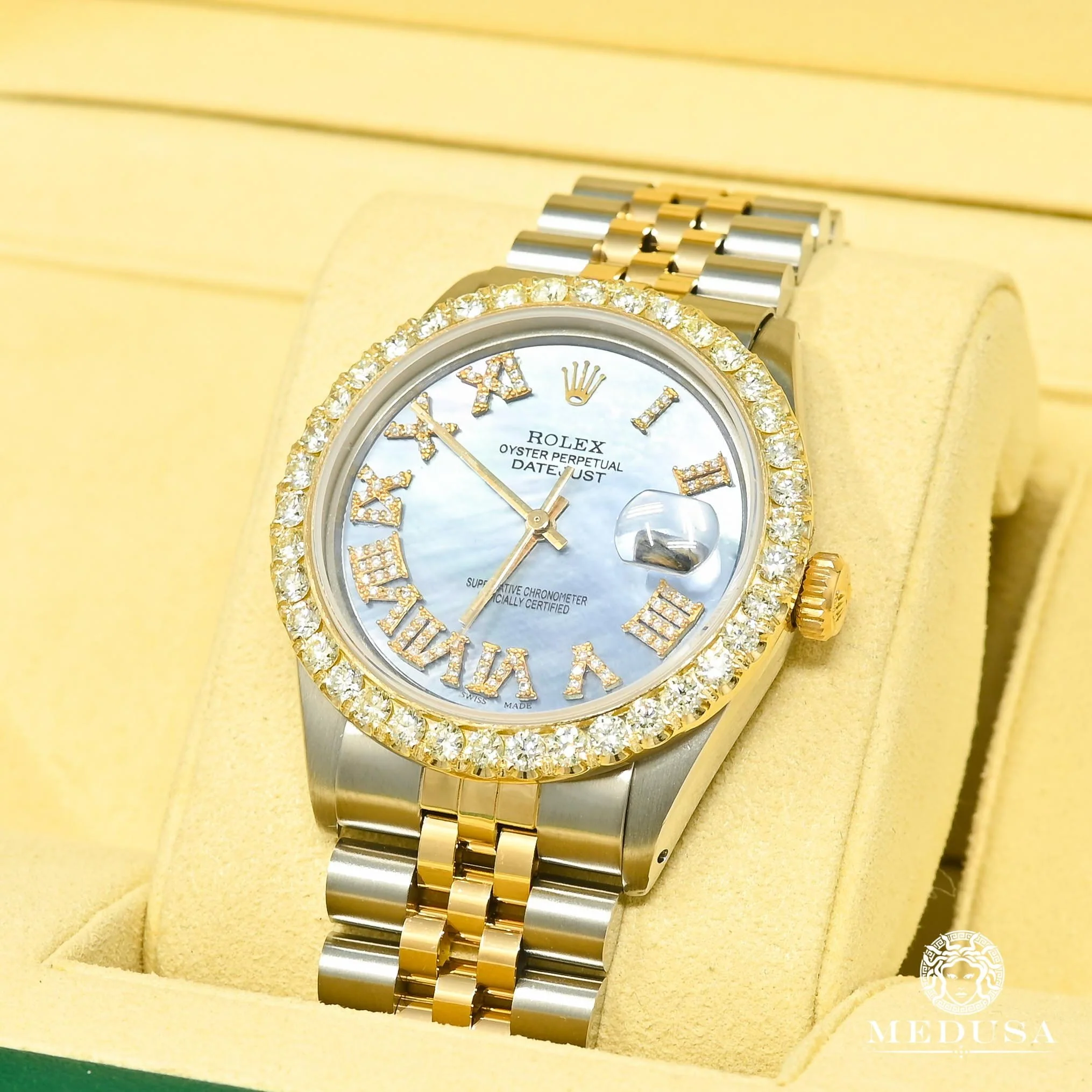 Rolex Datejust 36mm - Cyan ''Mother of Pearl'' - Image 3
