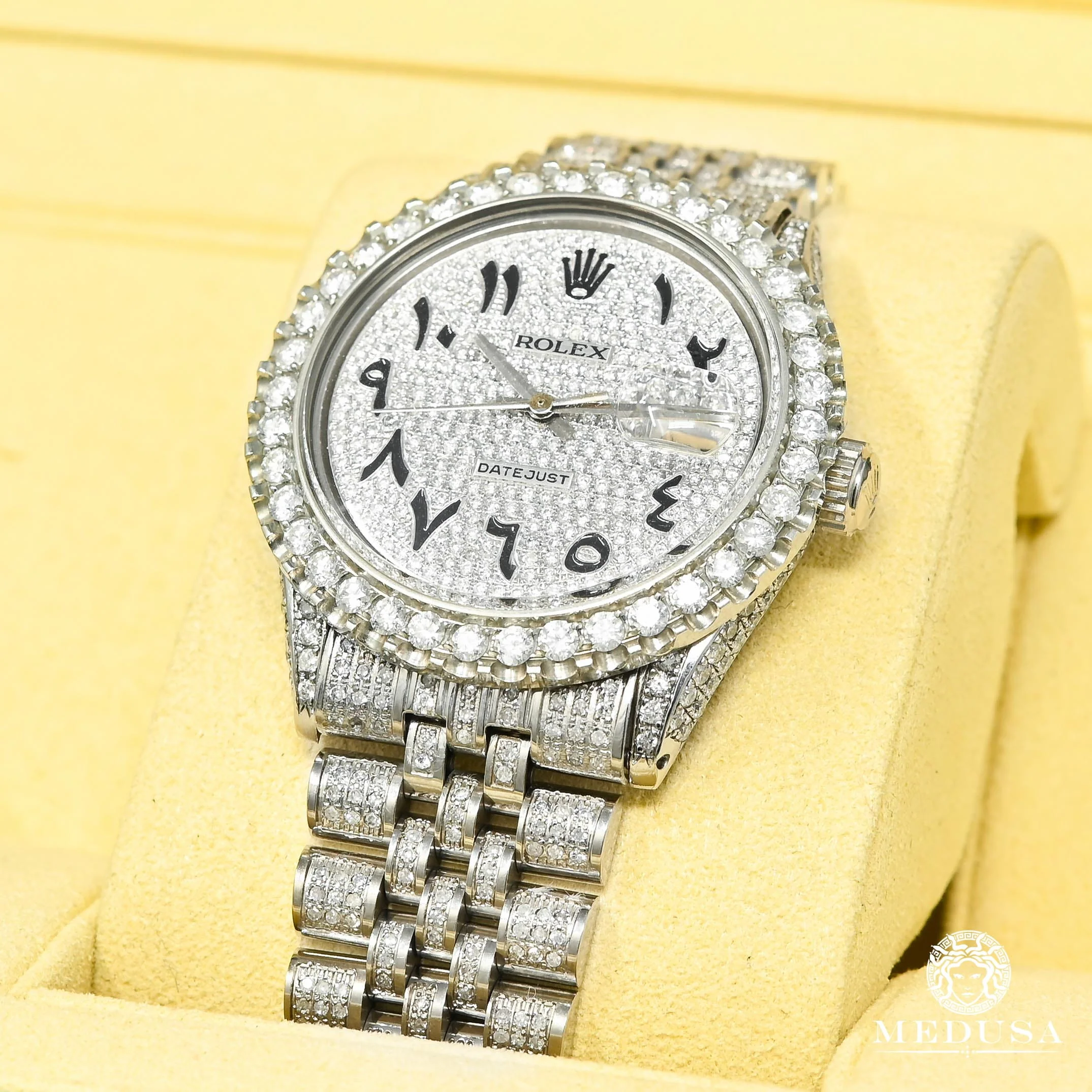 Rolex Datejust 36mm - Fully Iced Arabic - Image 3