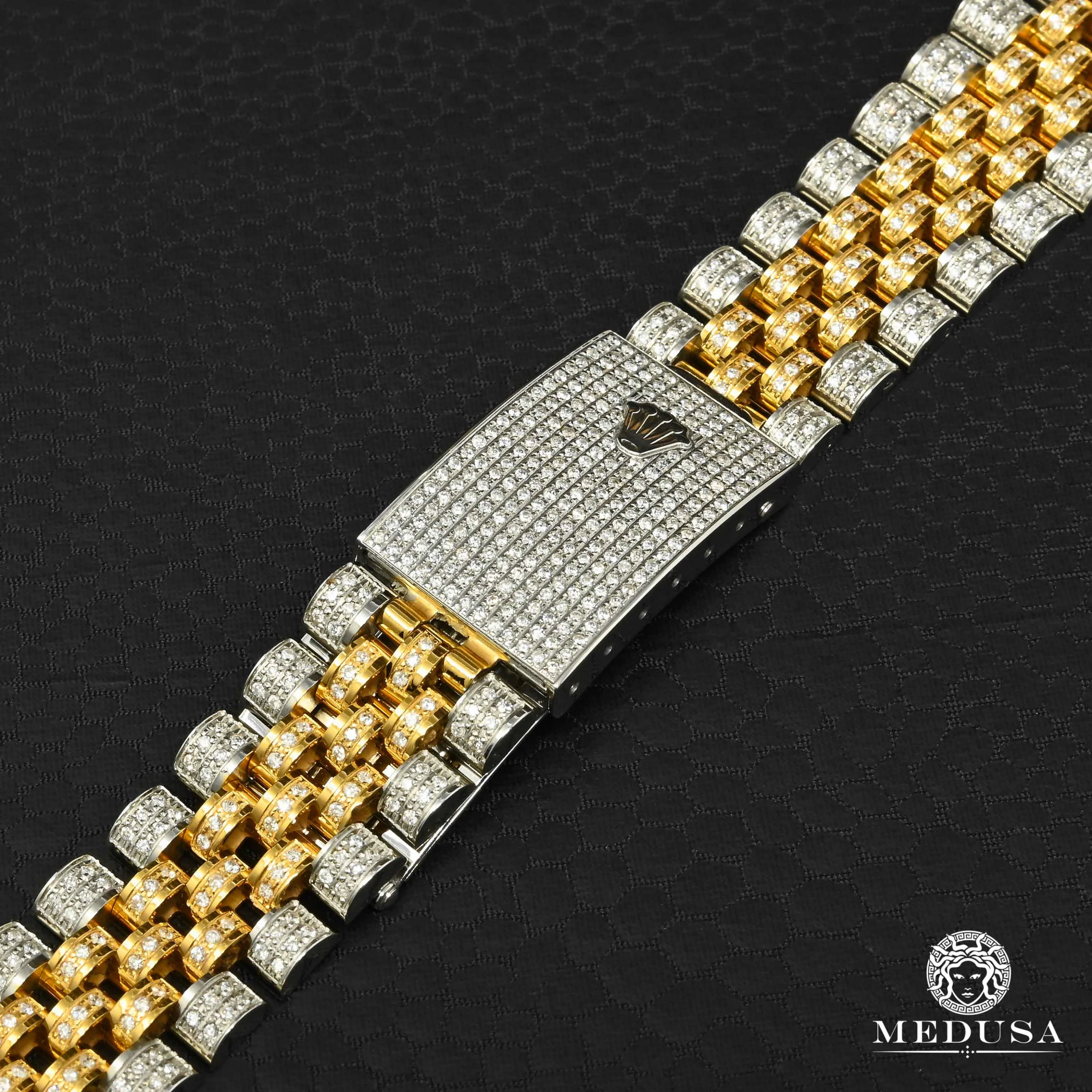 Rolex Datejust 36mm - Full Iced Arabic Two-Tone - Image 6