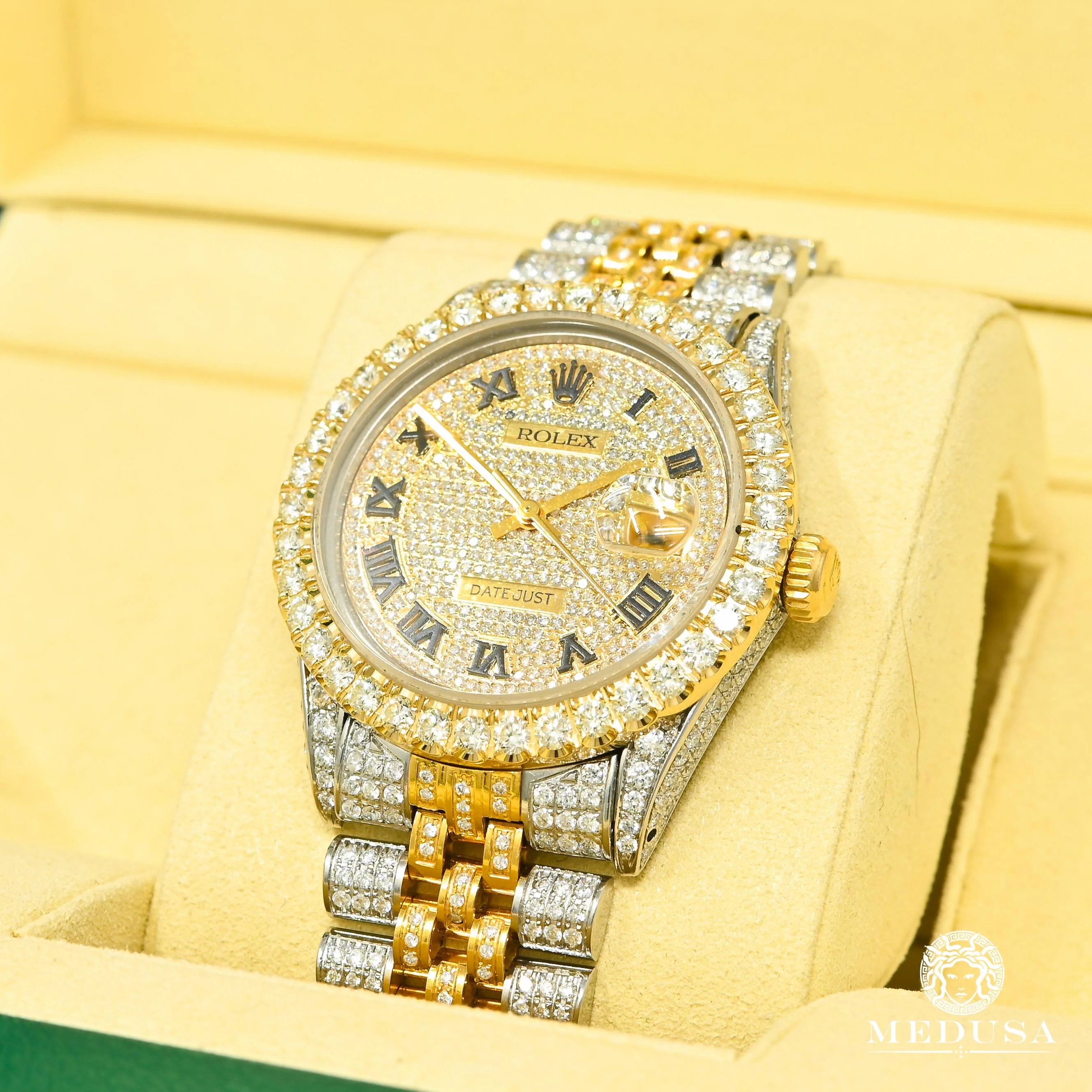 Rolex Datejust 36mm - Fully Iced Two-Tone - Image 3