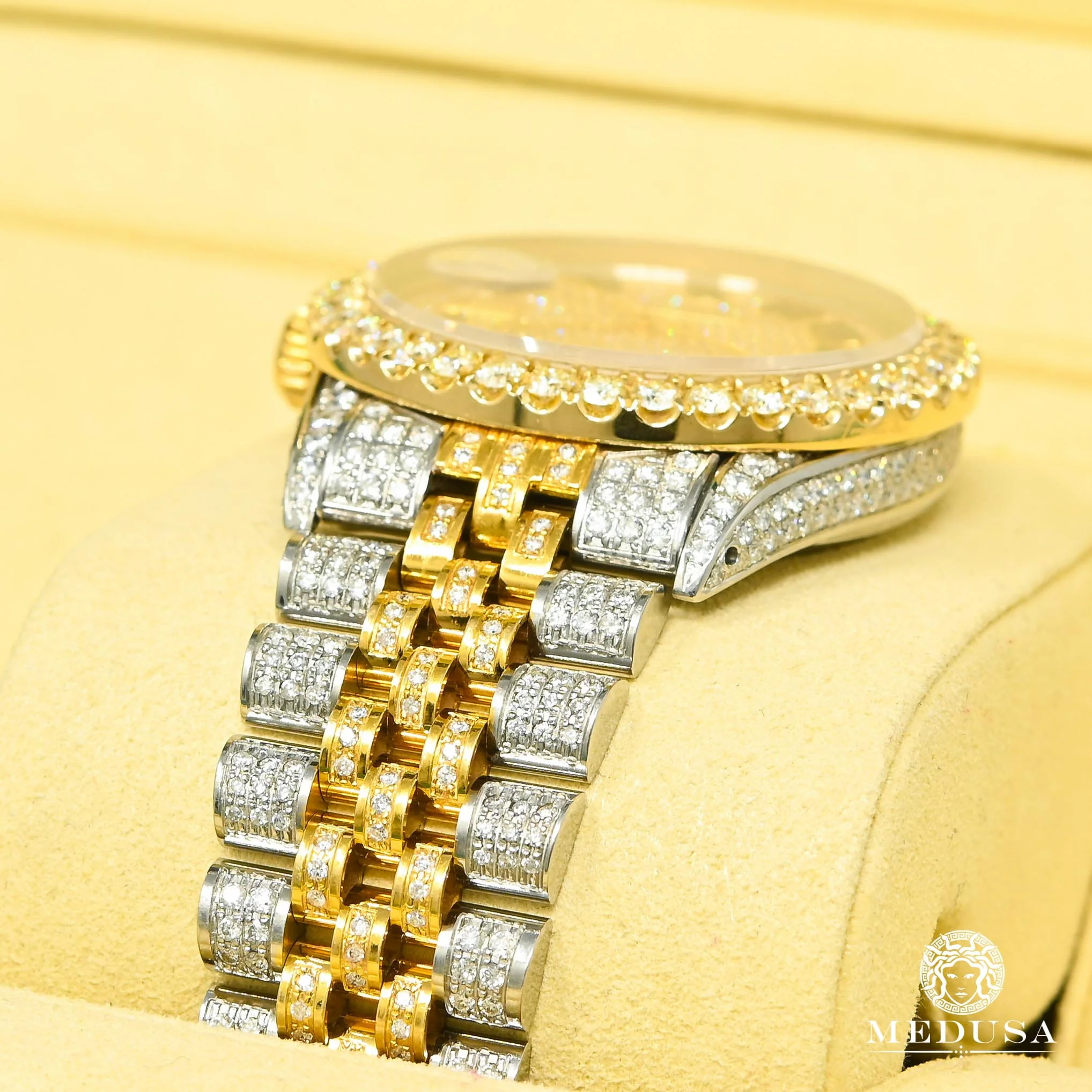 Rolex Datejust 36mm - Fully Iced Two-Tone - Image 5