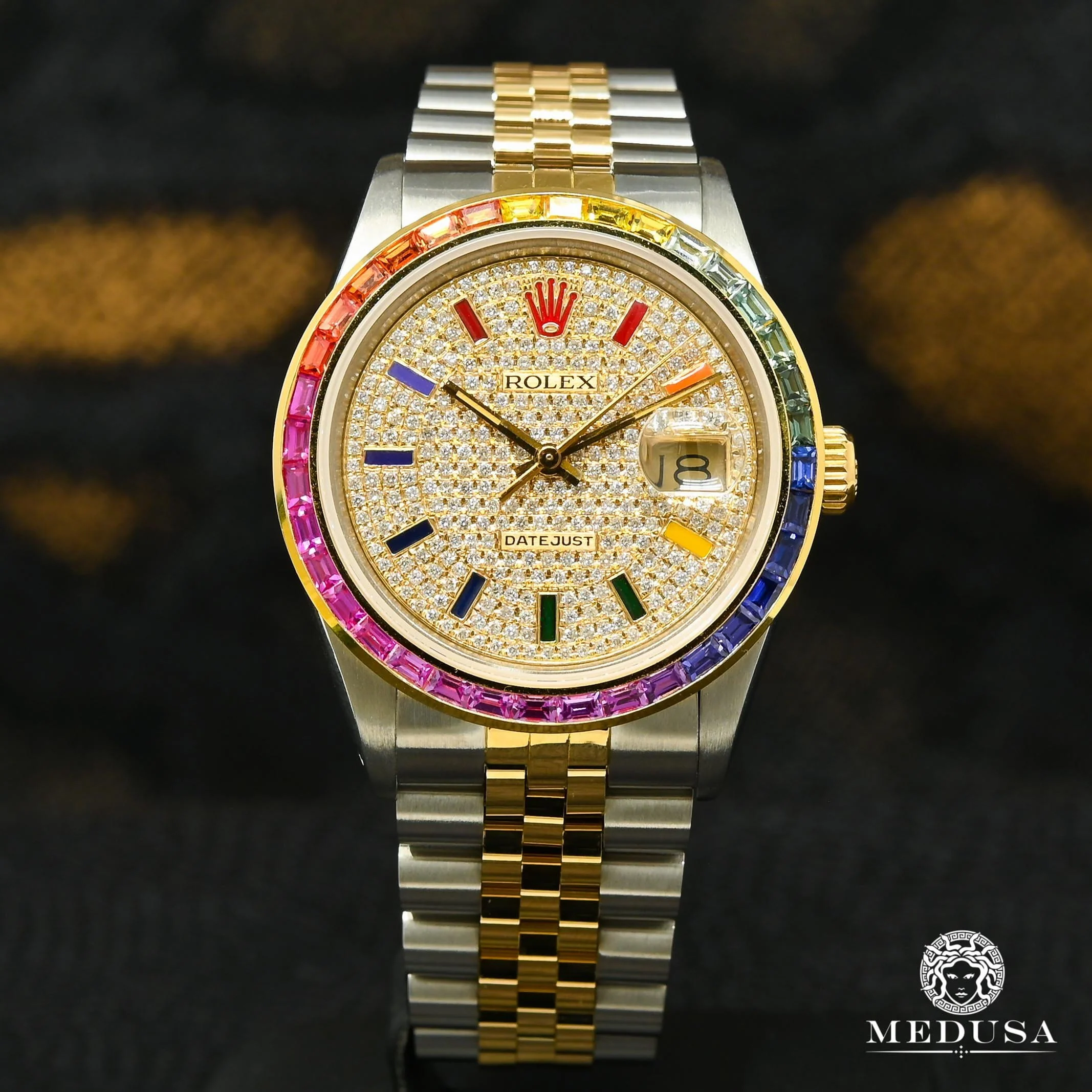 Rolex Datejust 36mm - Iced Rainbow - Image 2