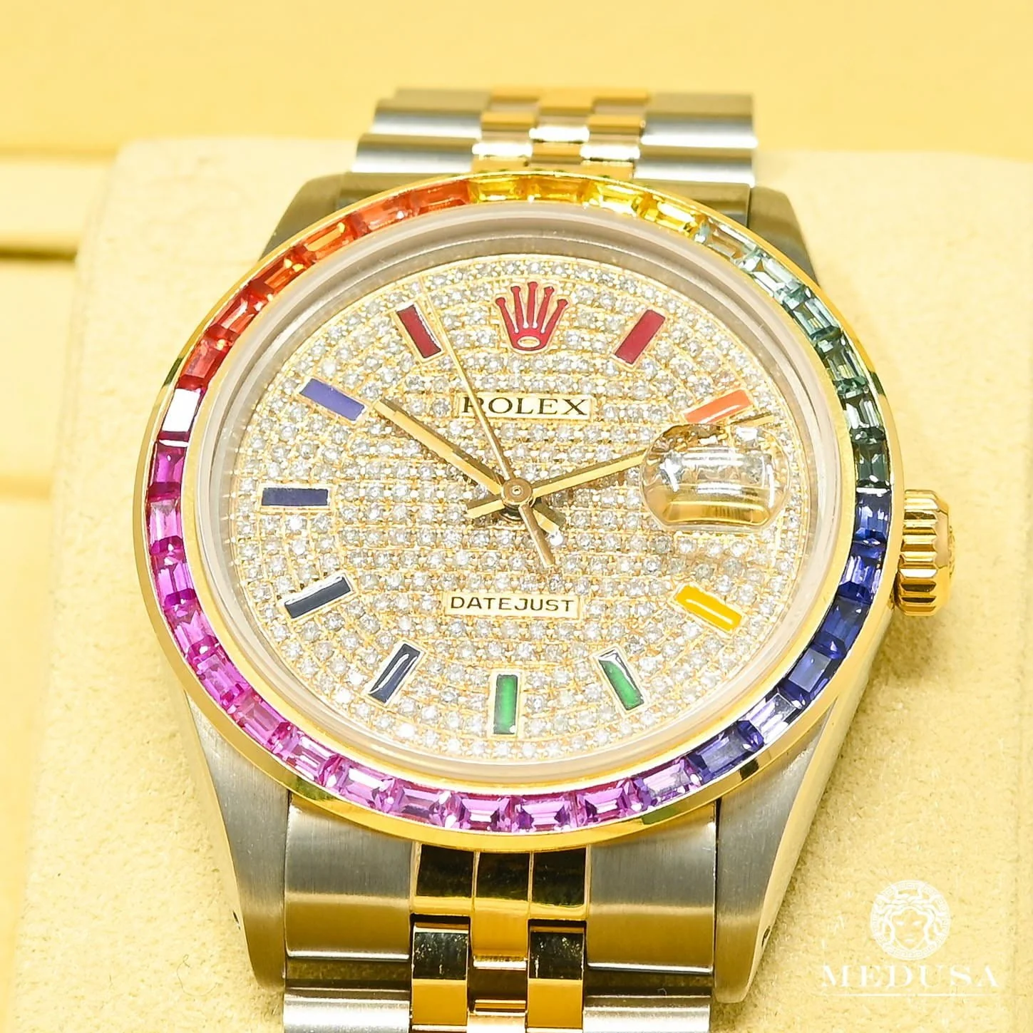Rolex Datejust 36mm - Iced Rainbow - Image 4