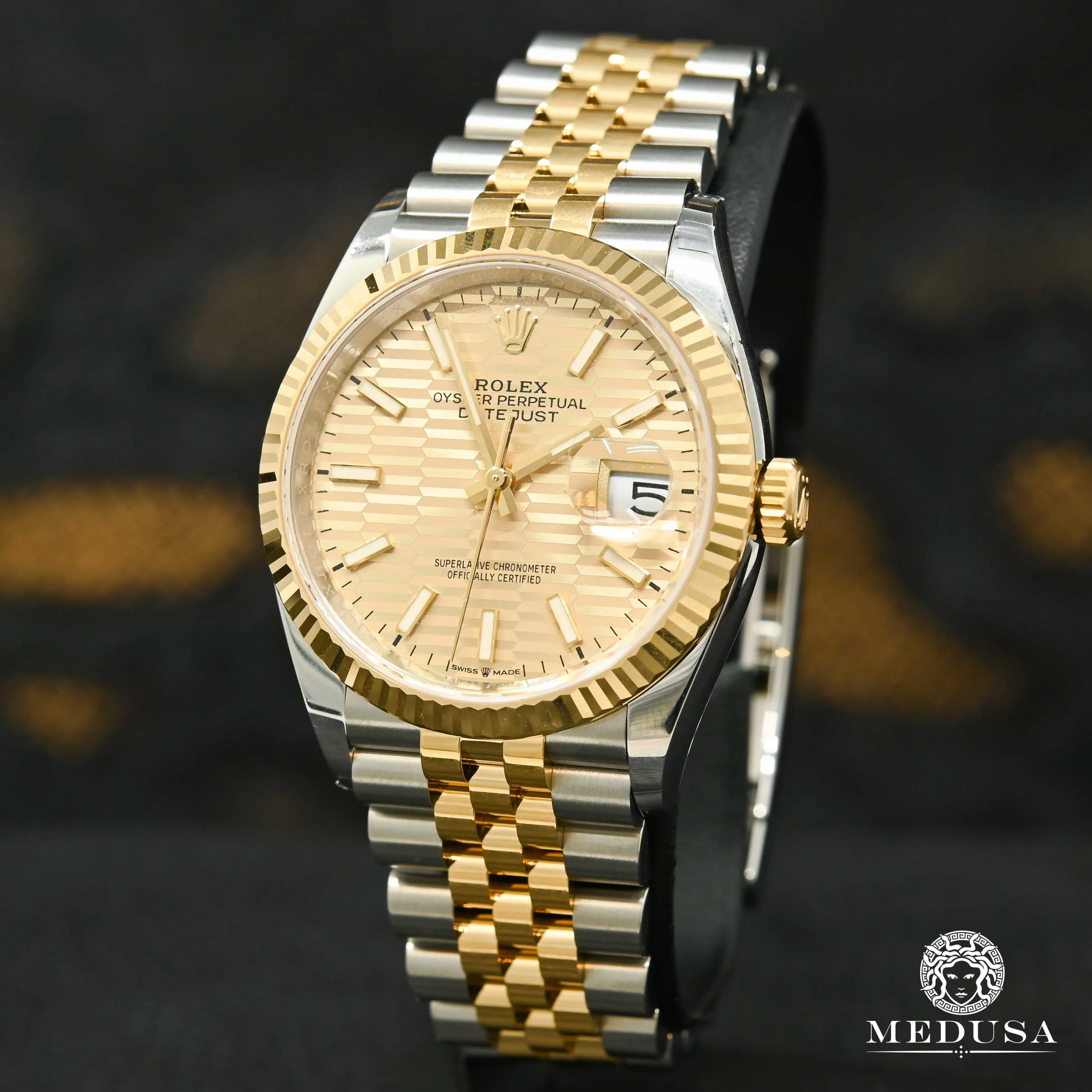 Rolex Datejust 36mm - Jubilee Champagne Pattern 