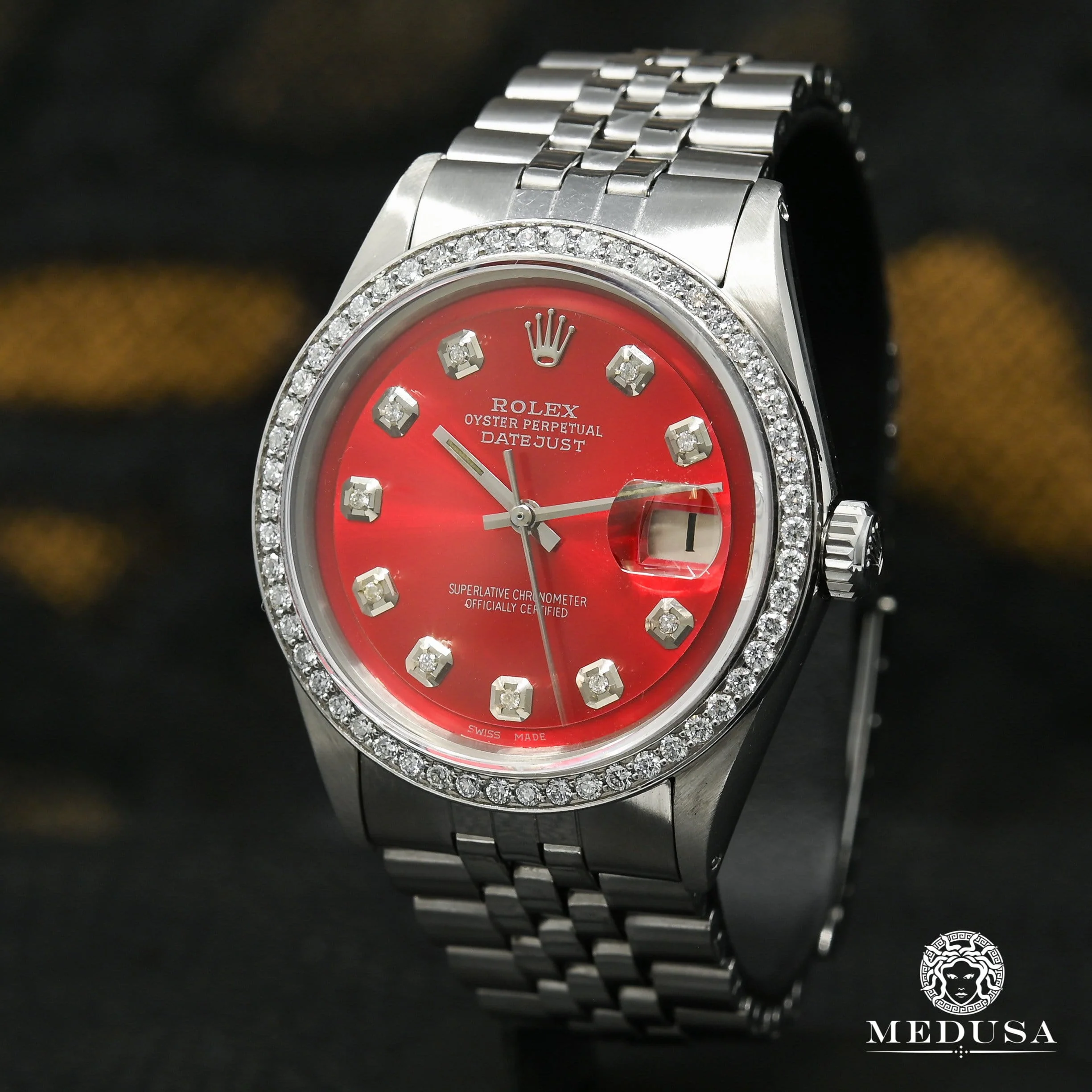 Rolex Datejust 36mm - Classic Red Iced