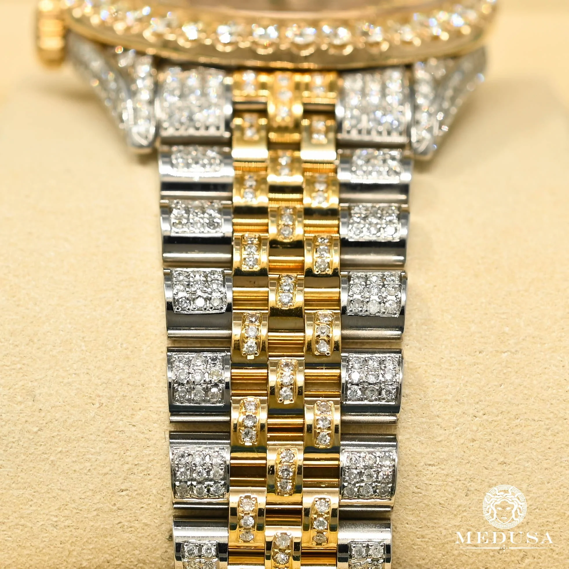 Rolex Datejust 36mm - Red Iced Out - Image 3
