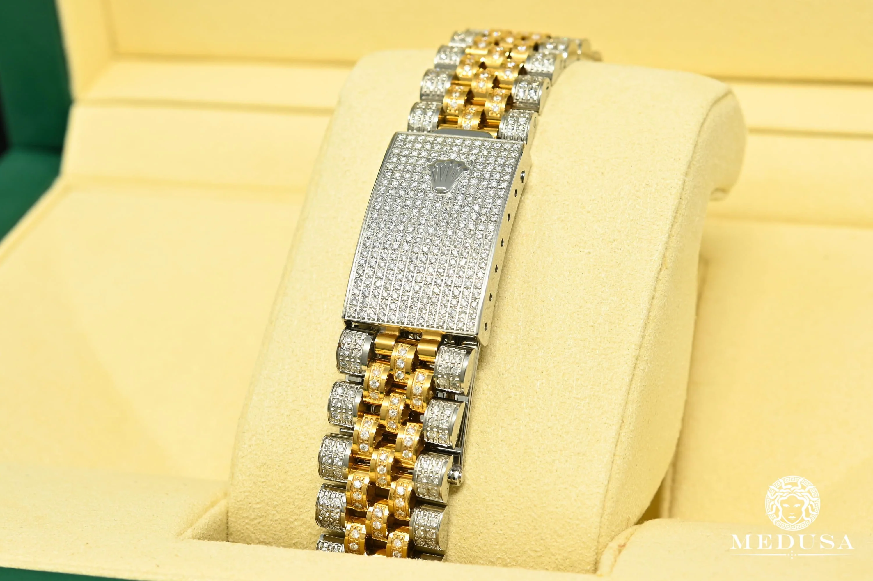 Rolex Datejust 36mm - Red Iced Out - Image 7