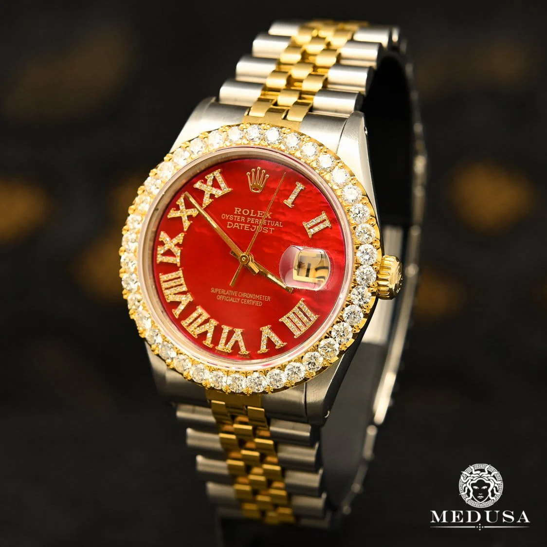 Rolex Datejust 36mm - Red ''Mother of Pearl''