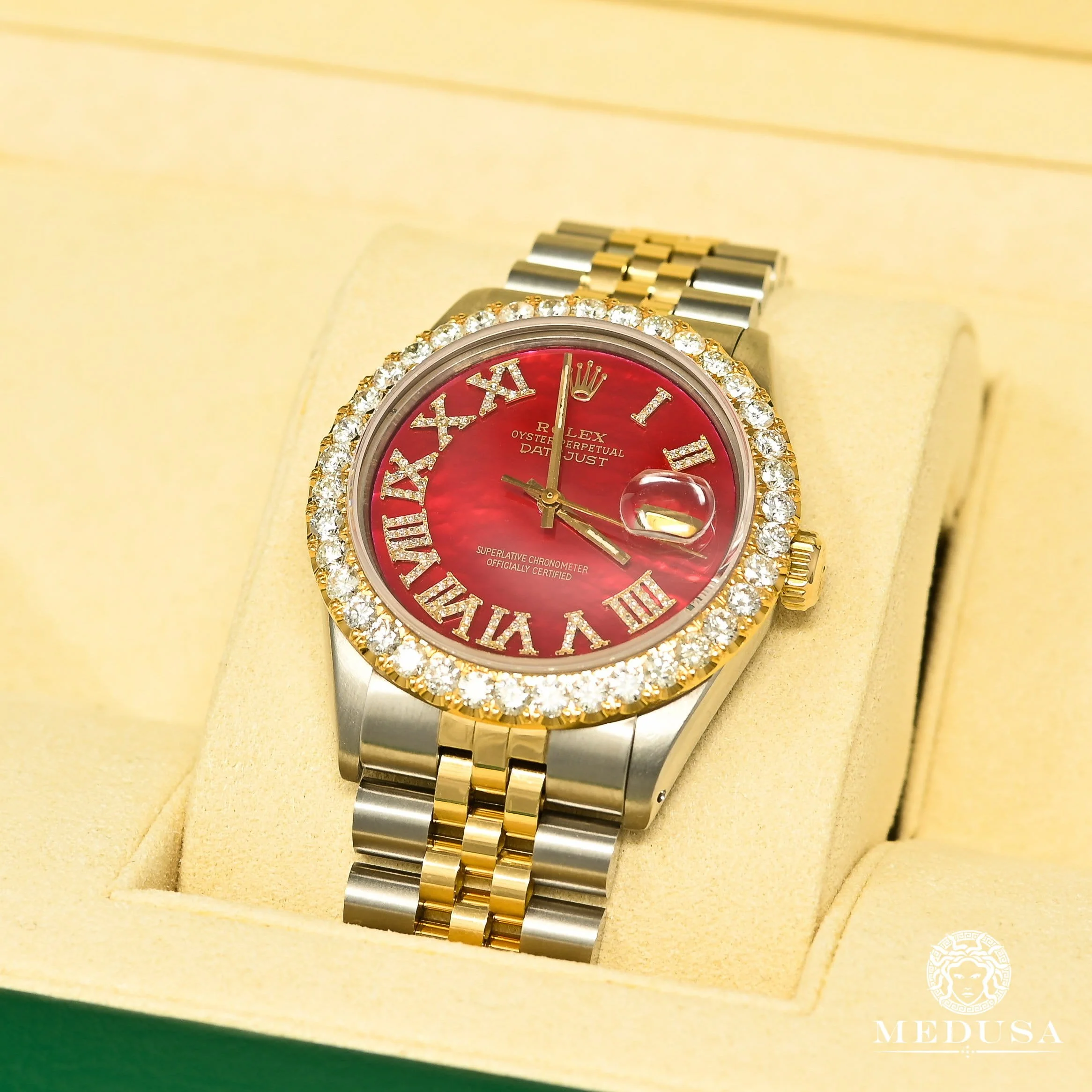 Rolex Datejust 36mm - Red ''Mother of Pearl'' - Image 2