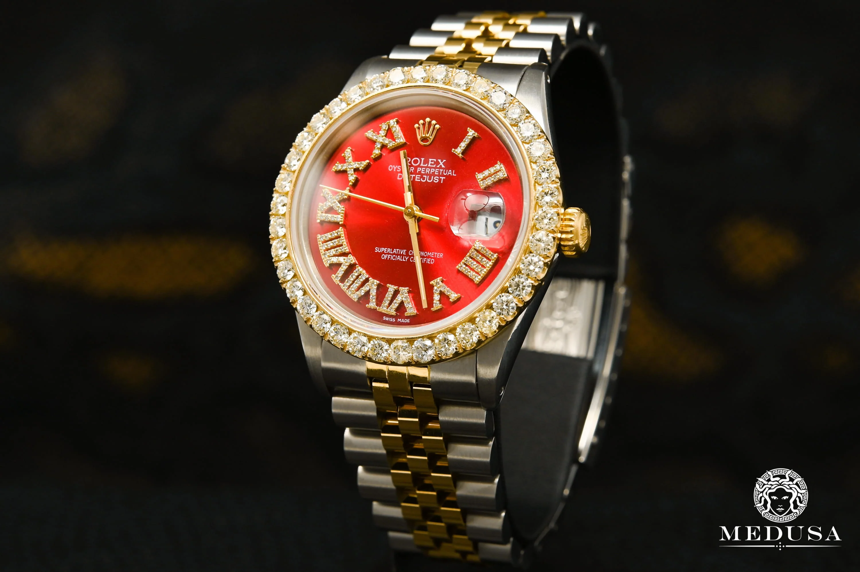 Rolex Datejust 36mm - Red Roman Numeral - Image 3