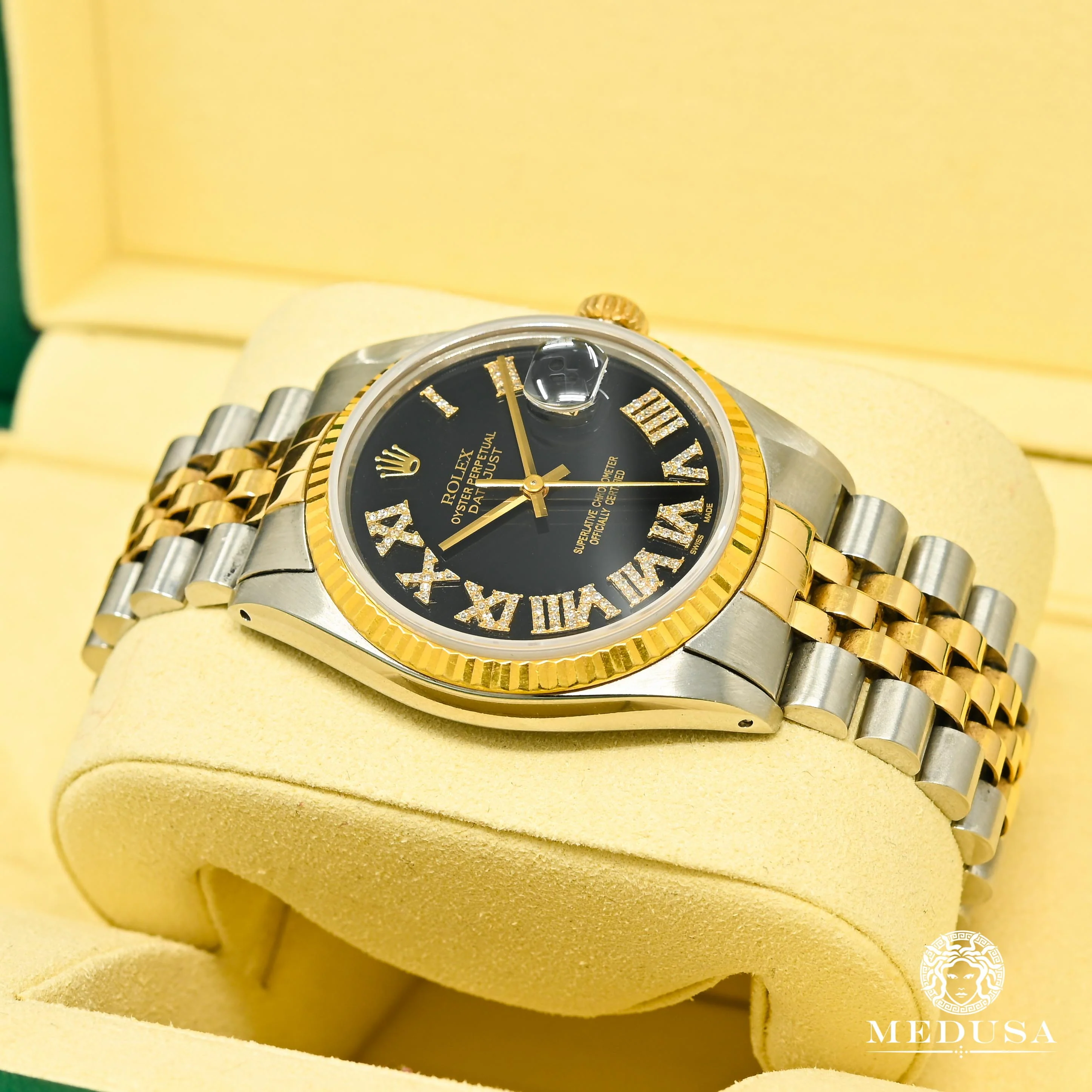 Rolex Datejust 36mm - Black Roman - Image 3