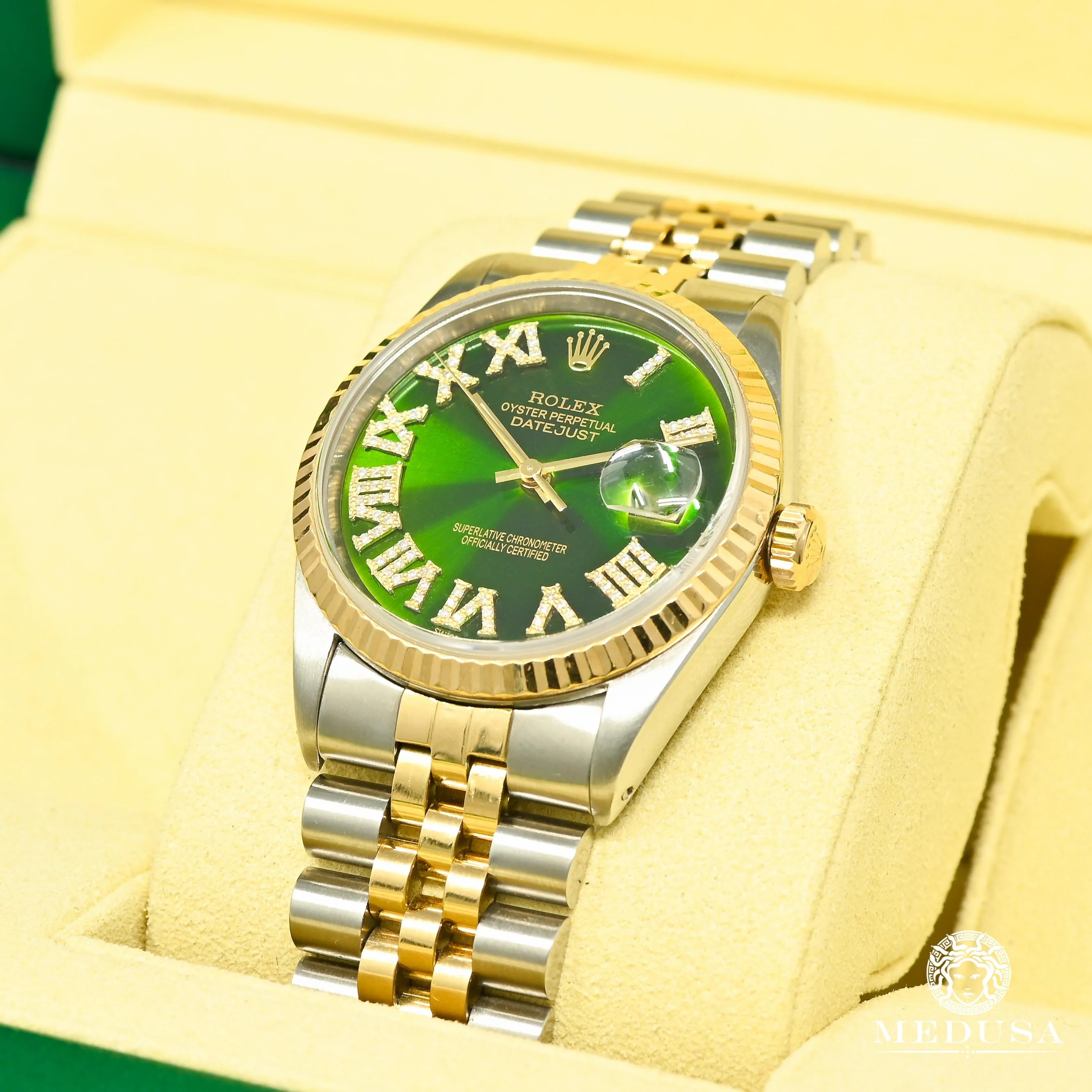 Rolex Datejust 36mm - Roman Green - Image 3