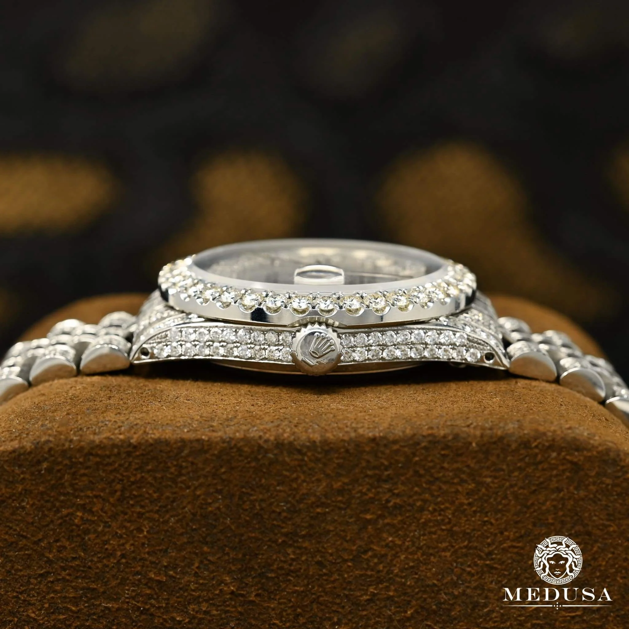 Rolex Datejust 36mm - Silver Iced Out - Image 5