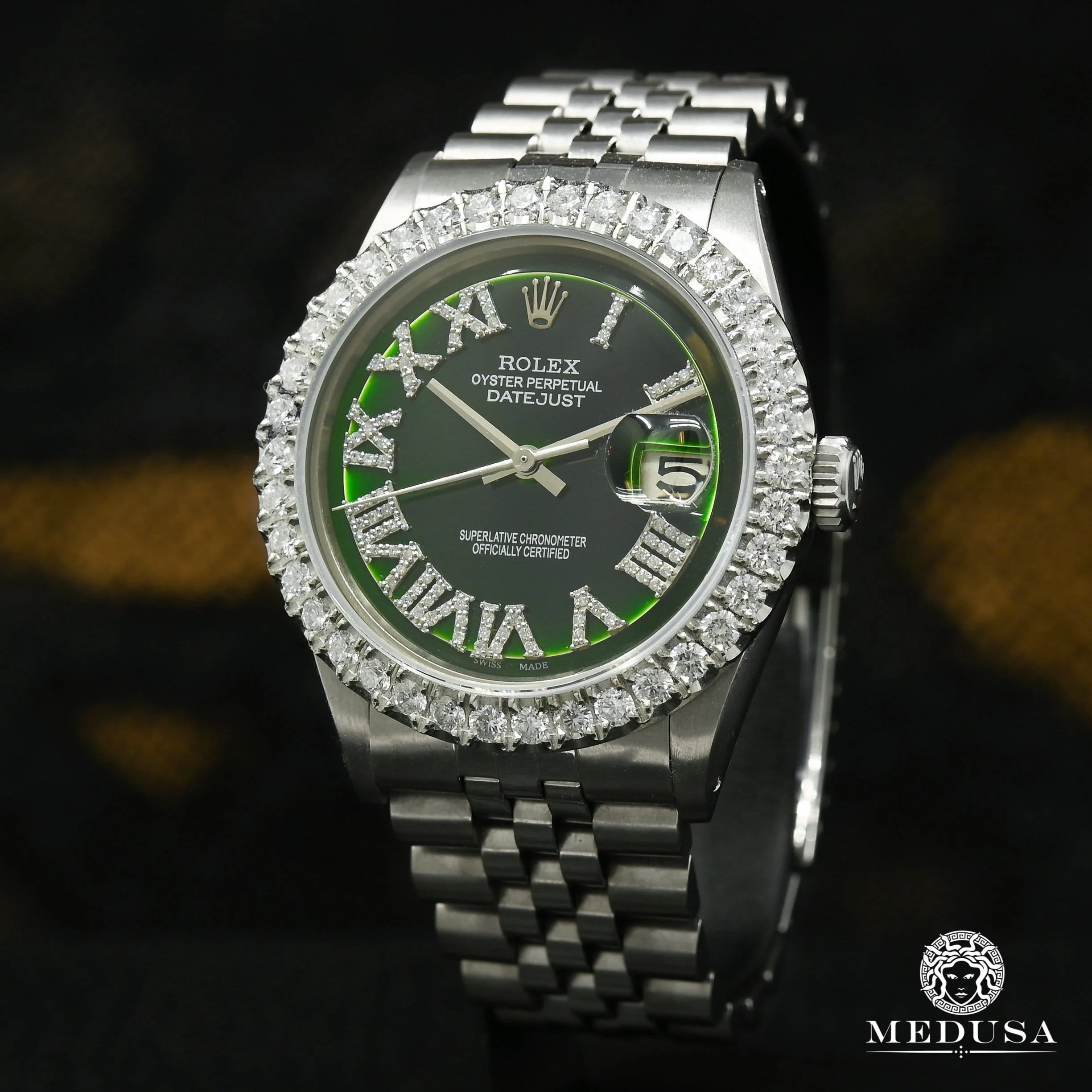 Rolex Datejust 36mm - Stainless Green Roman