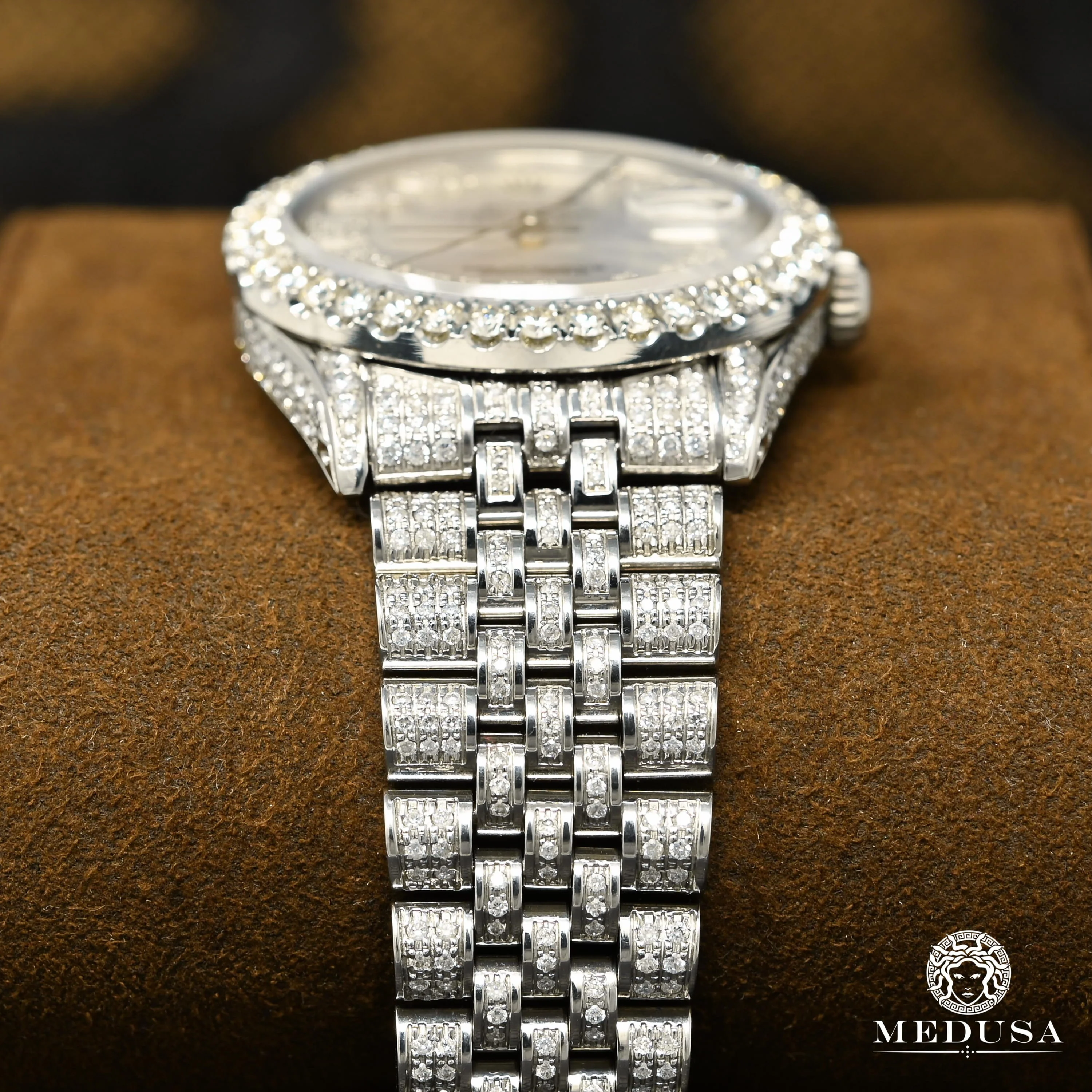 Rolex Datejust 36mm - White Iced Out - Image 4