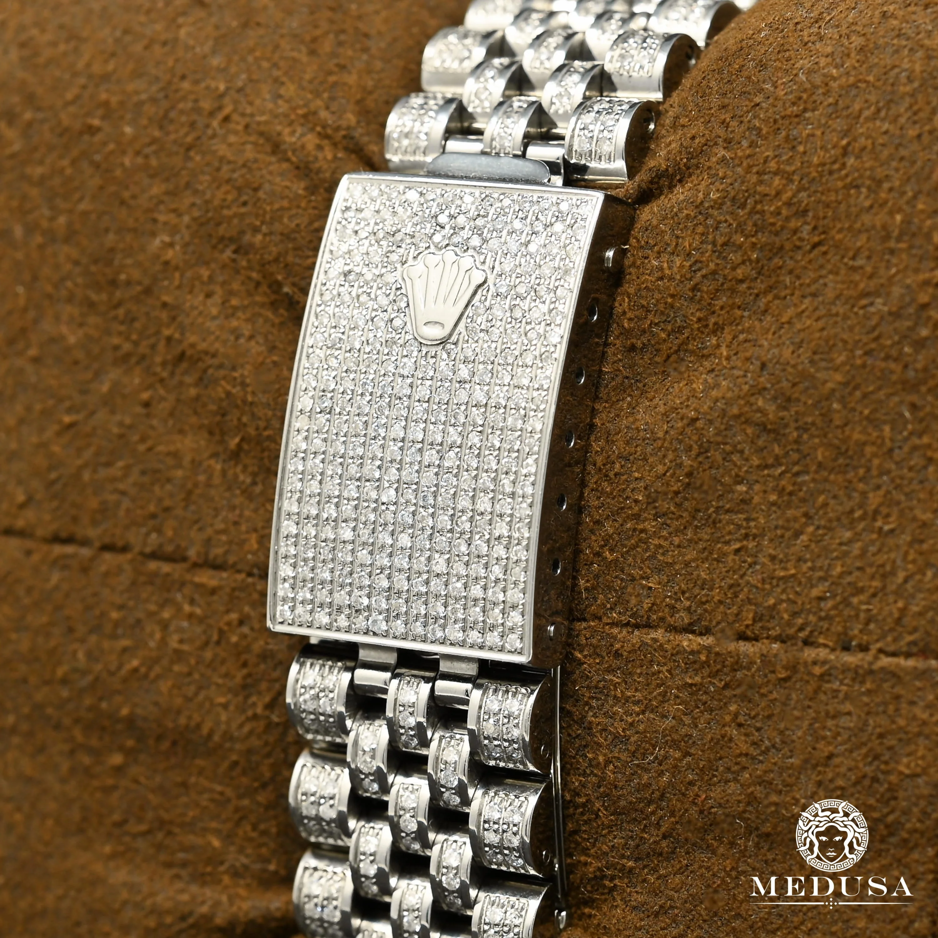 Rolex Datejust 36mm - White Iced Out - Image 7